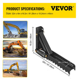 32 inch Backhoe Excavator Thumb — view 8