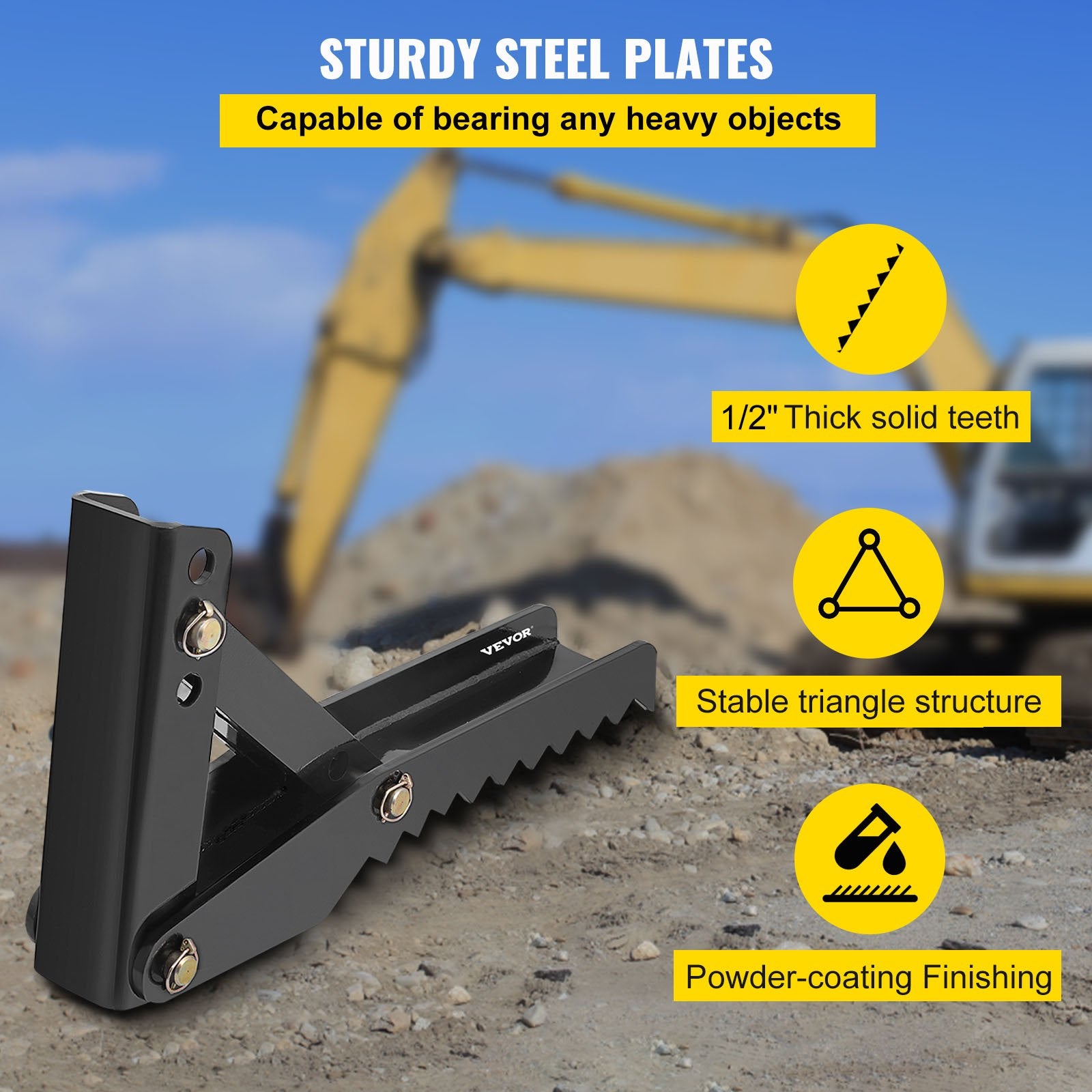 Backhoe Excavator Thumb Attachments, 91.44 — view 5