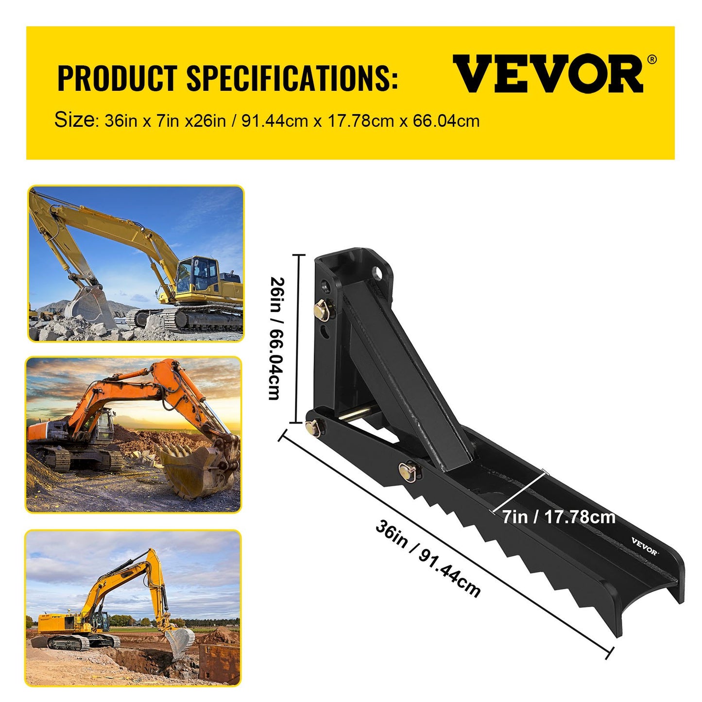 Backhoe Excavator Thumb Attachments, 91.44 — view 8