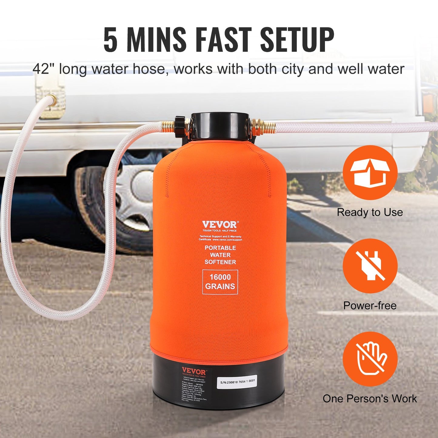 RV Water Softener, 16,000 Grain — view 6