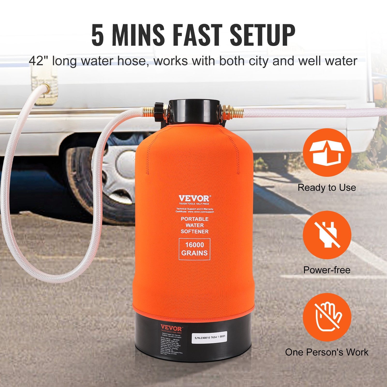 RV Water Softener, 16,000 Grain — view 6
