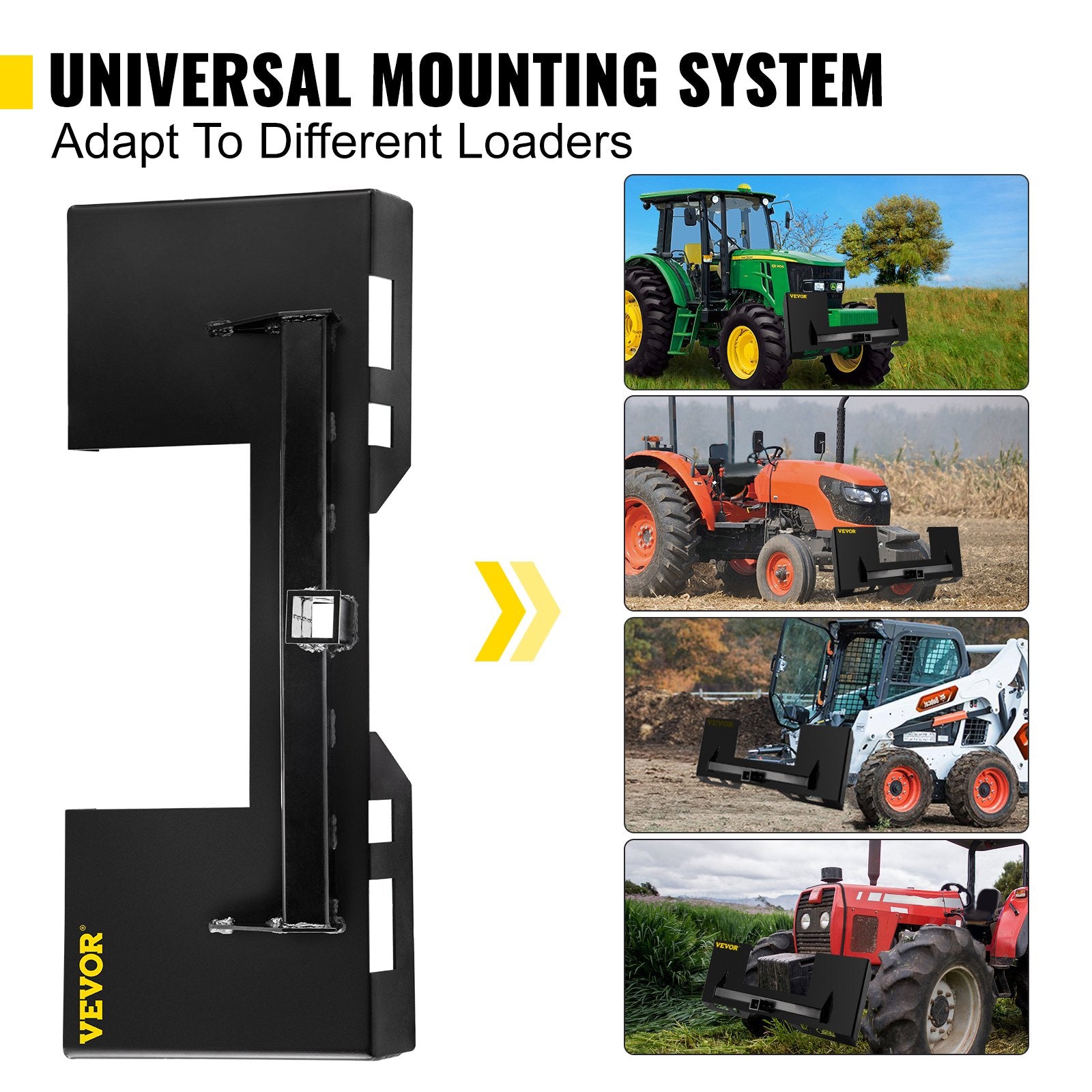Universal Skid Steer Mount Plate — view 5