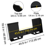 Universal Skid Steer Mount Plate — view 9