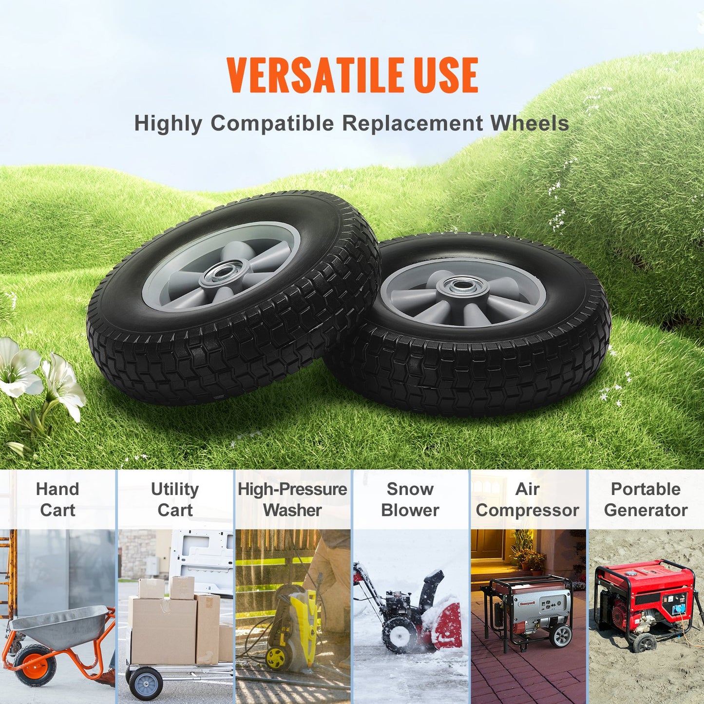 Solid PU Run-Flat Tyre Wheel — view 7