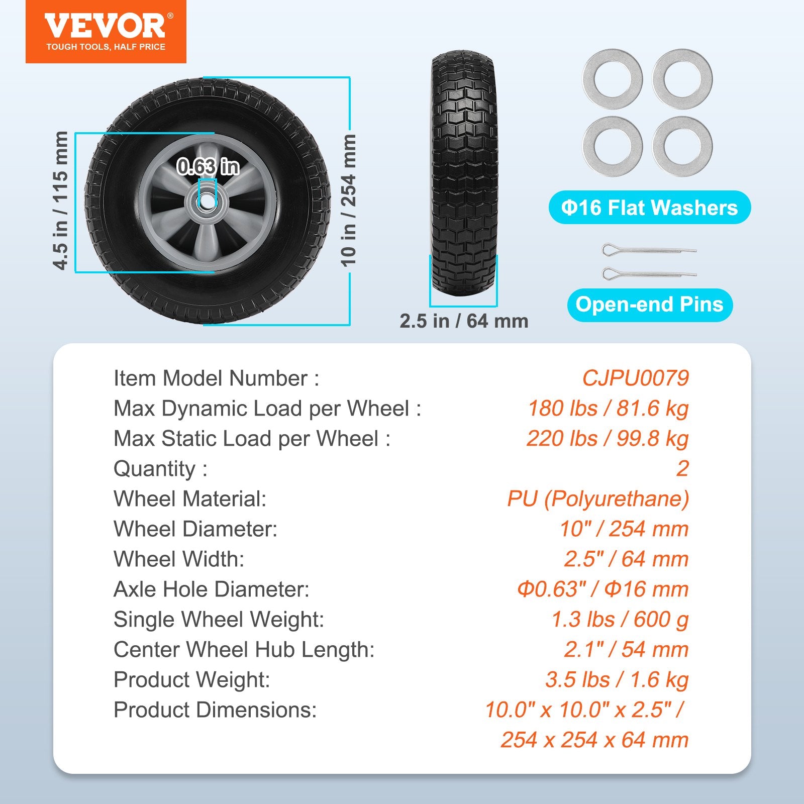 Solid PU Run-Flat Tyre Wheel — view 8