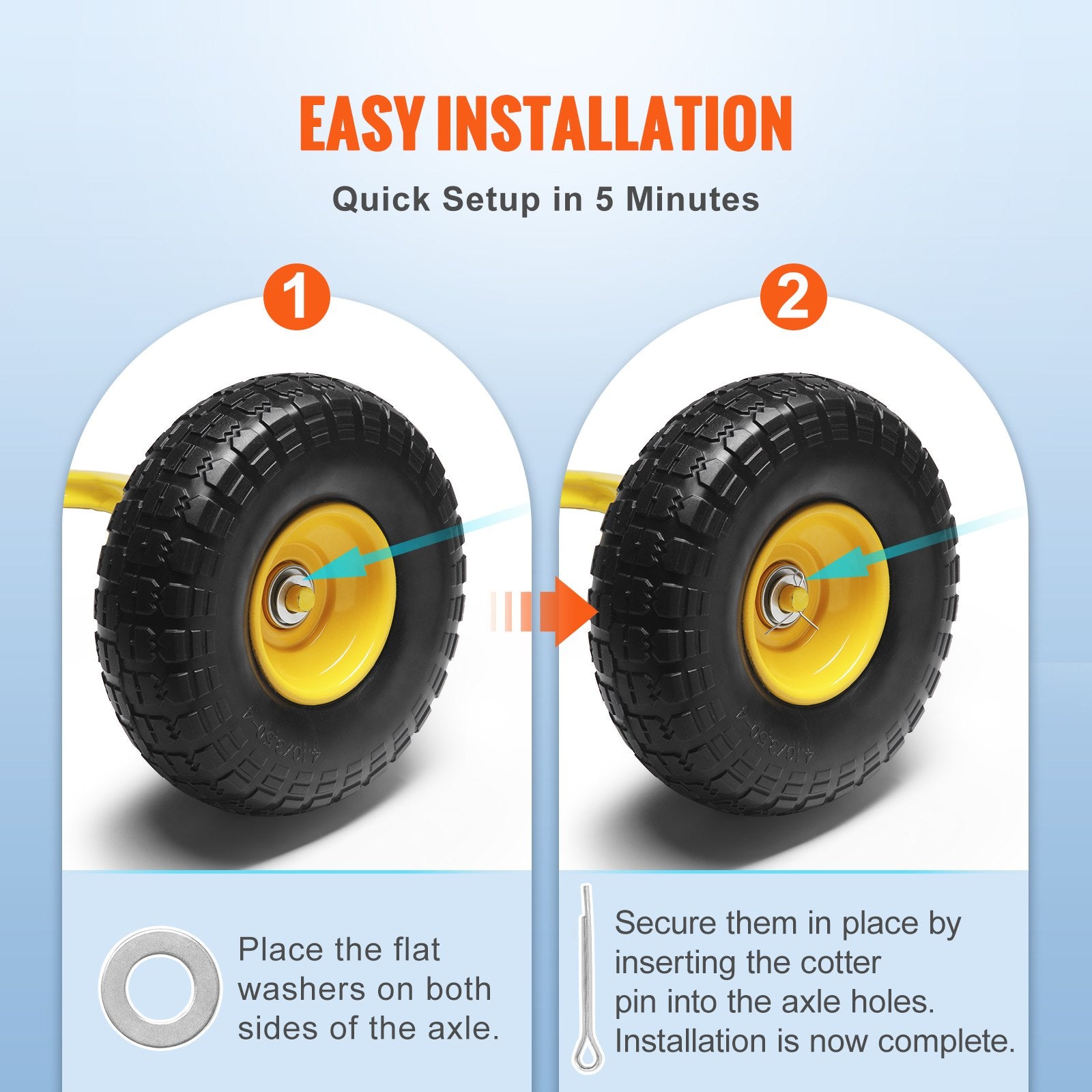 Solid PU Run-Flat Tire Wheel — view 6