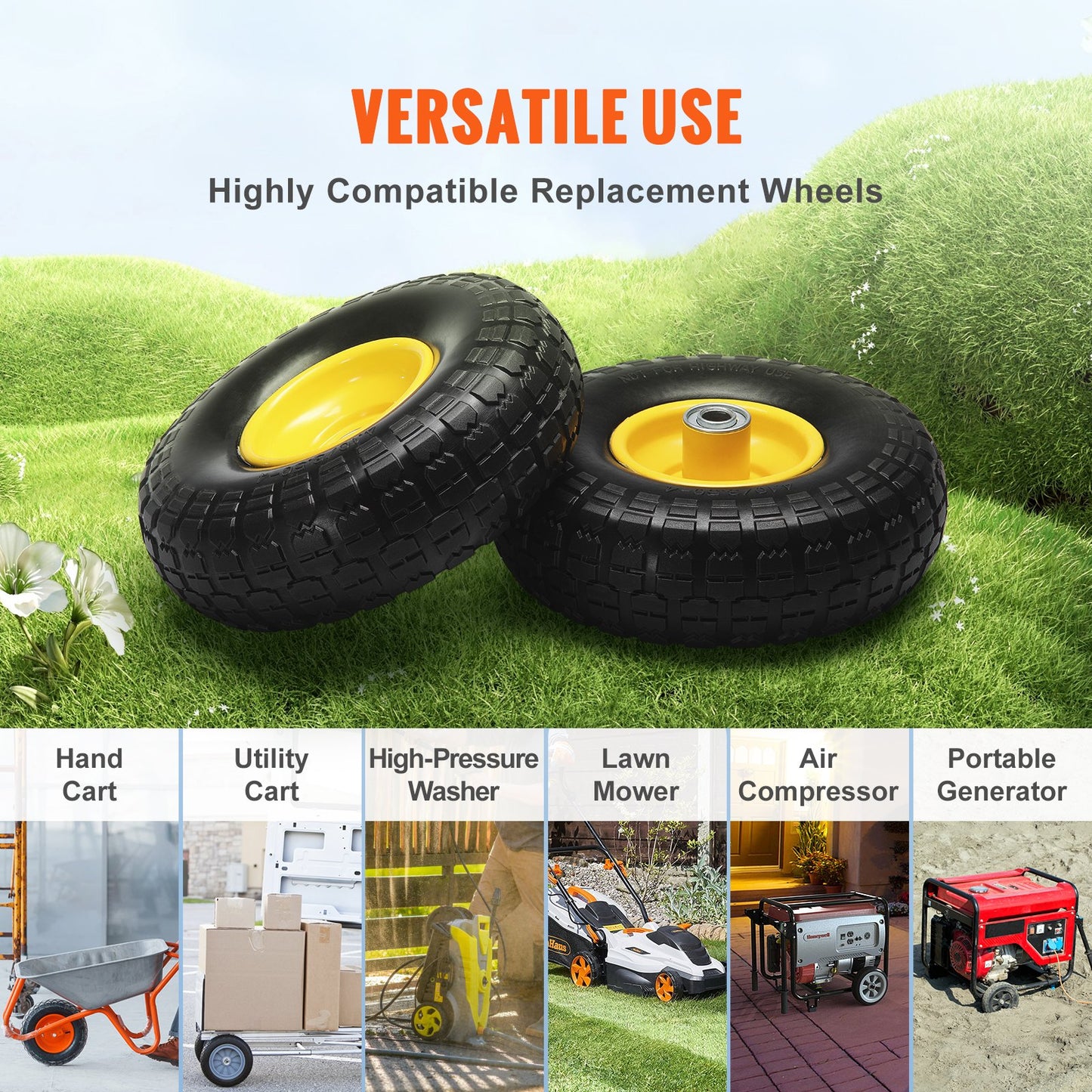 Solid PU Run-Flat Tire Wheel — view 7
