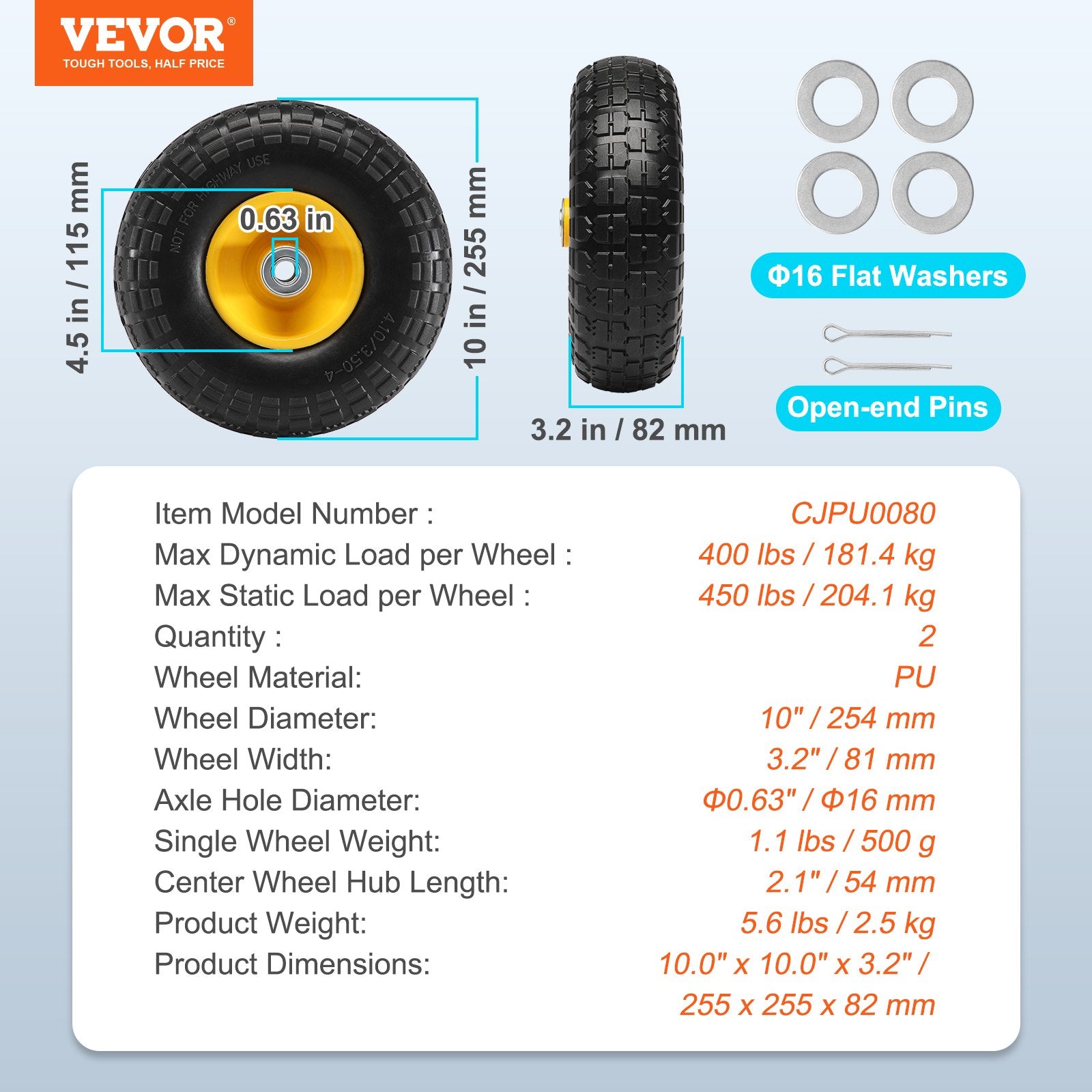 Solid PU Run-Flat Tire Wheel — view 8