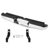 Rear Step Bumper Chrome Steel — view 2