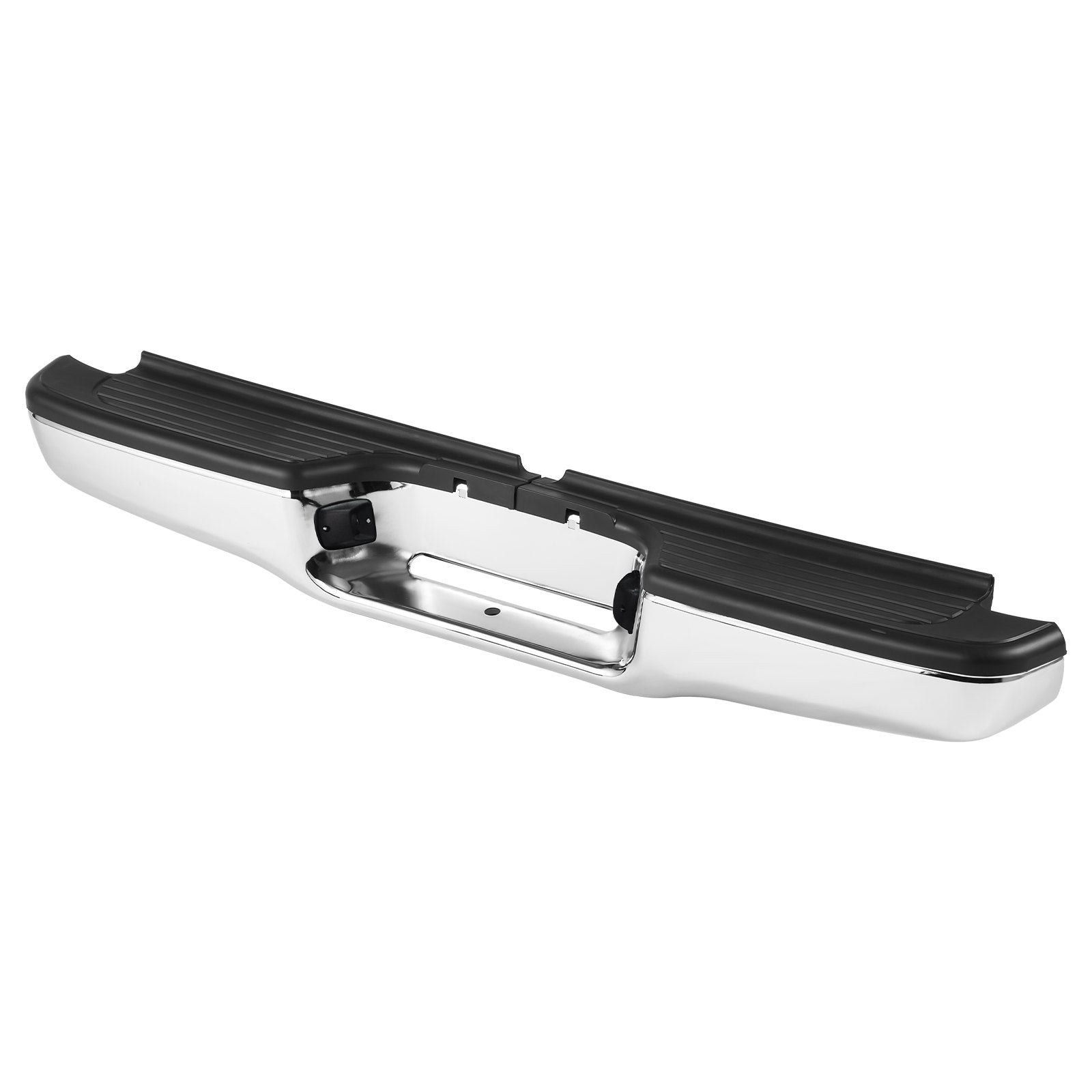 Rear Step Bumper Chrome Steel — view 10