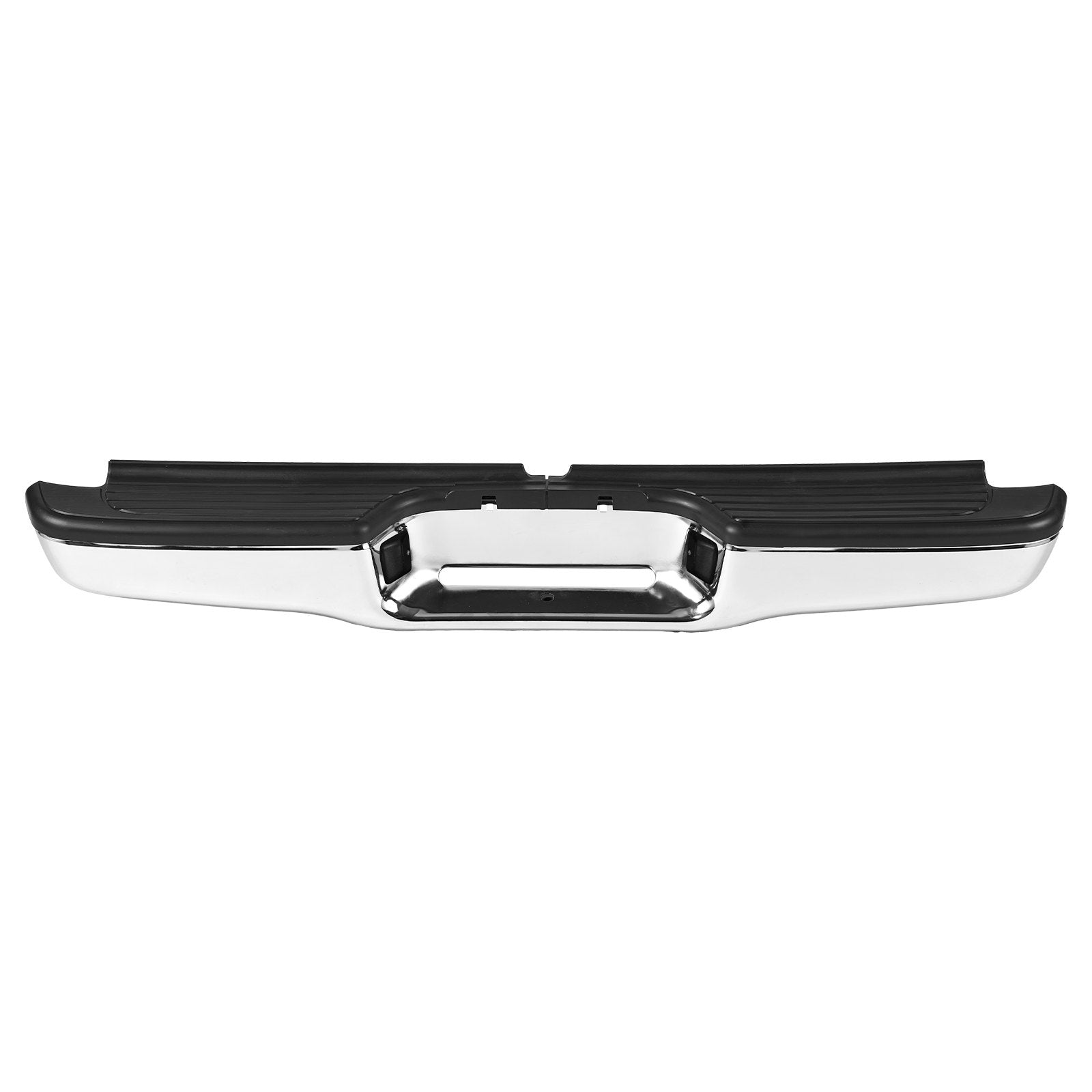Rear Step Bumper Chrome Steel — view 12