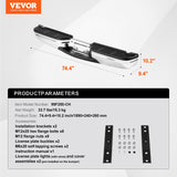 Rear Step Bumper Steel Bumper — view 8