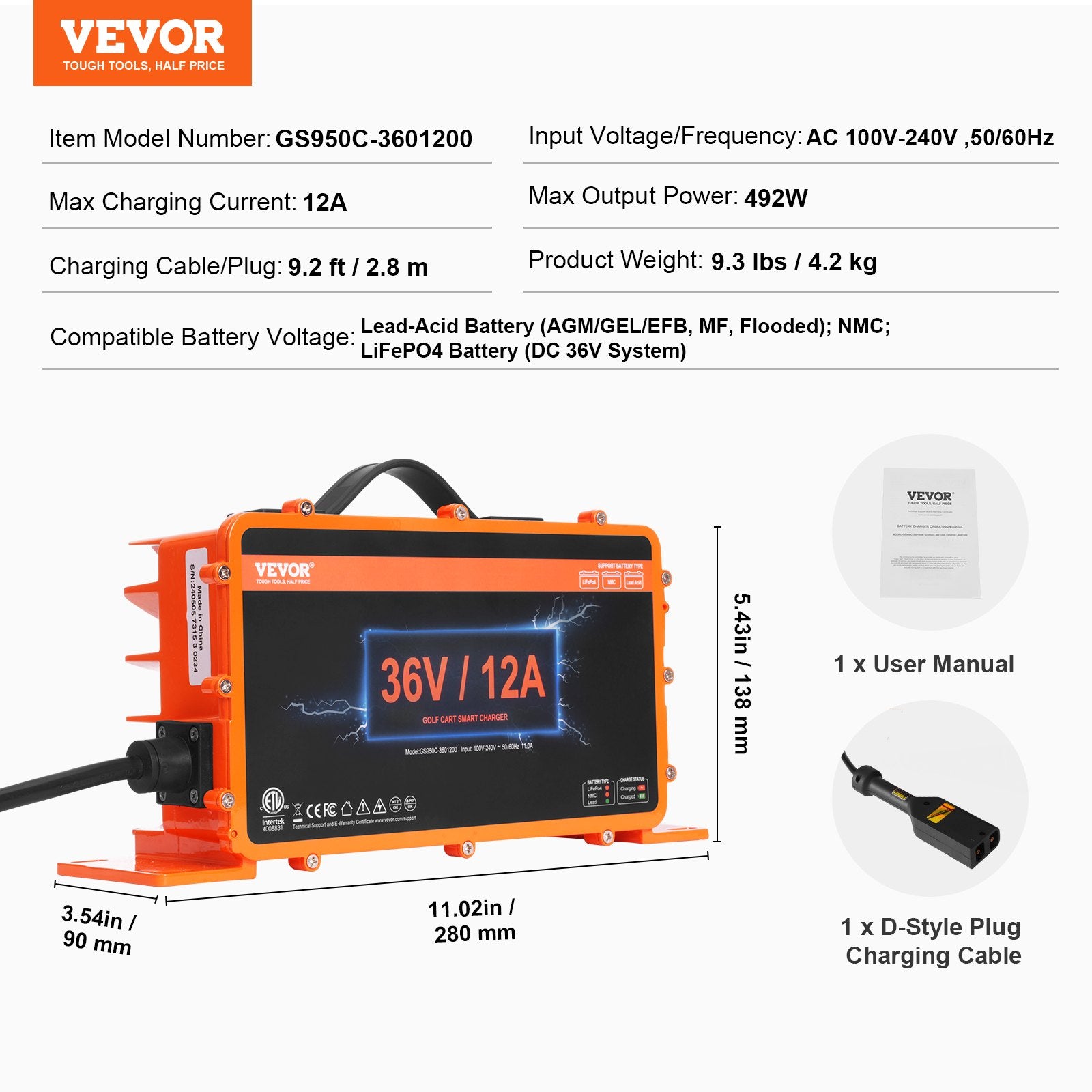 12 AMP Golf Cart Smart Battery — view 8