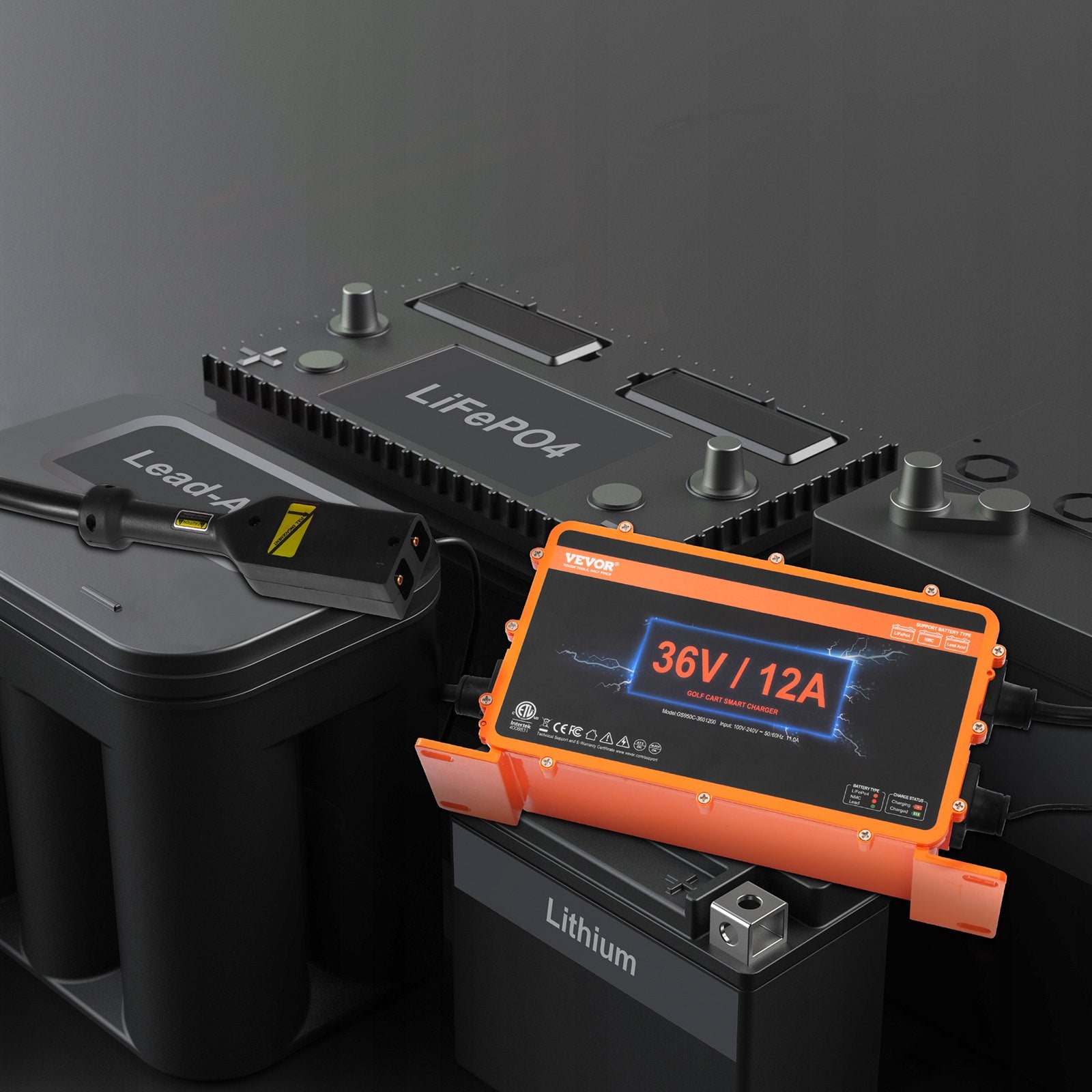 12 AMP Golf Cart Smart Battery — view 9