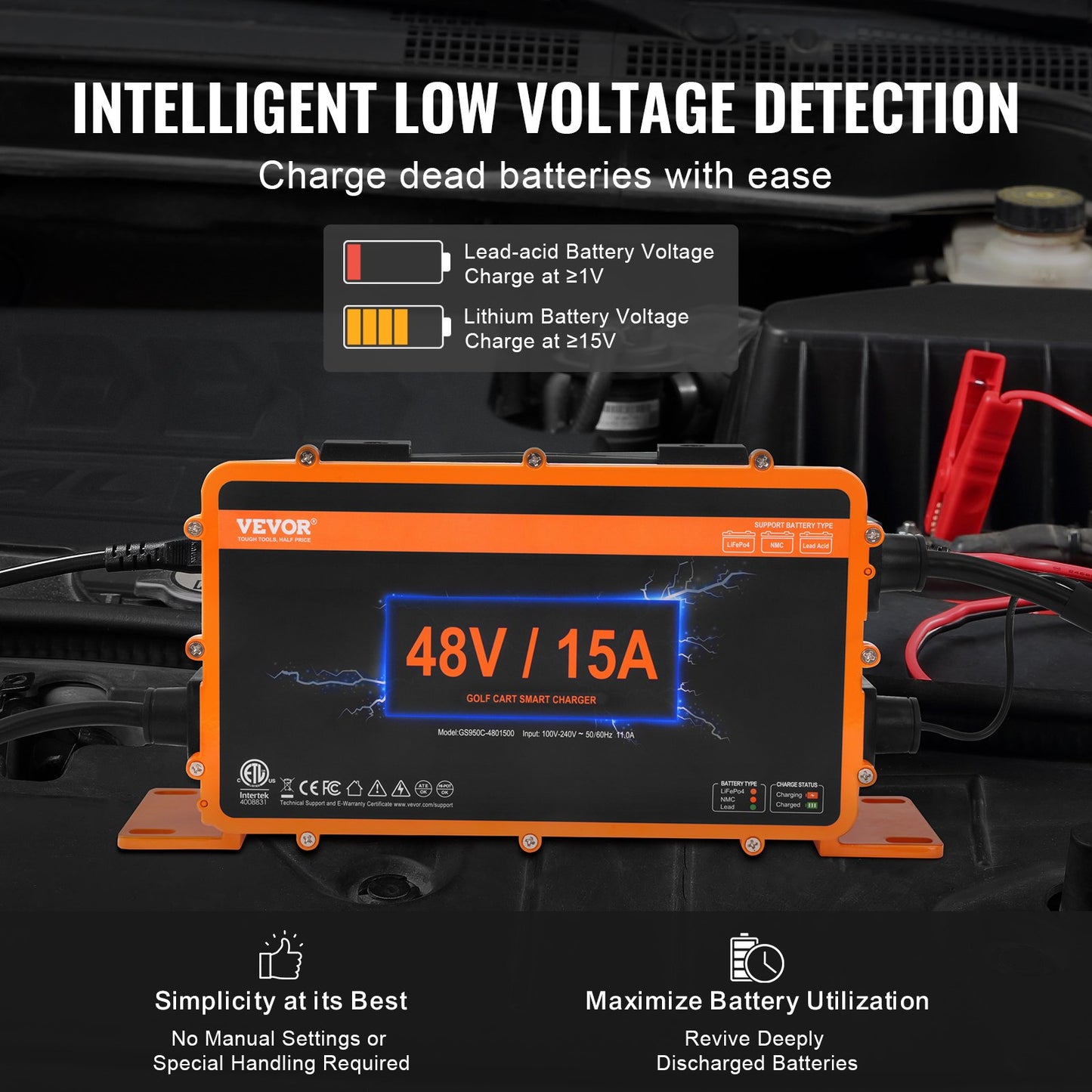15 AMP Golf Cart Smart Battery — view 6