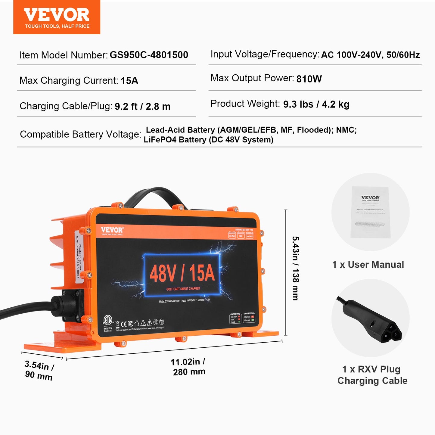 15 AMP Golf Cart Smart Battery — view 8