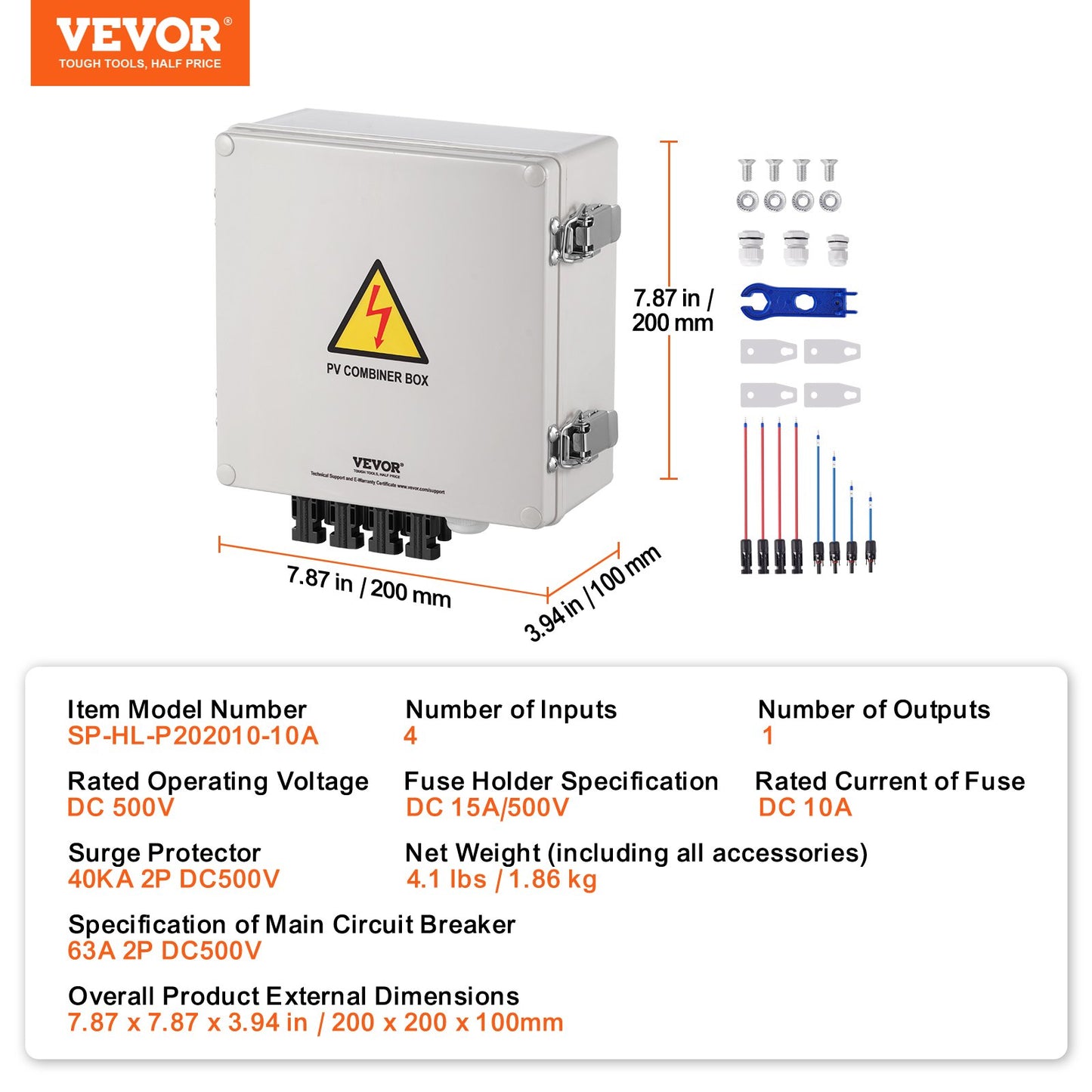 Solar PV Combiner Box 4 String — view 8