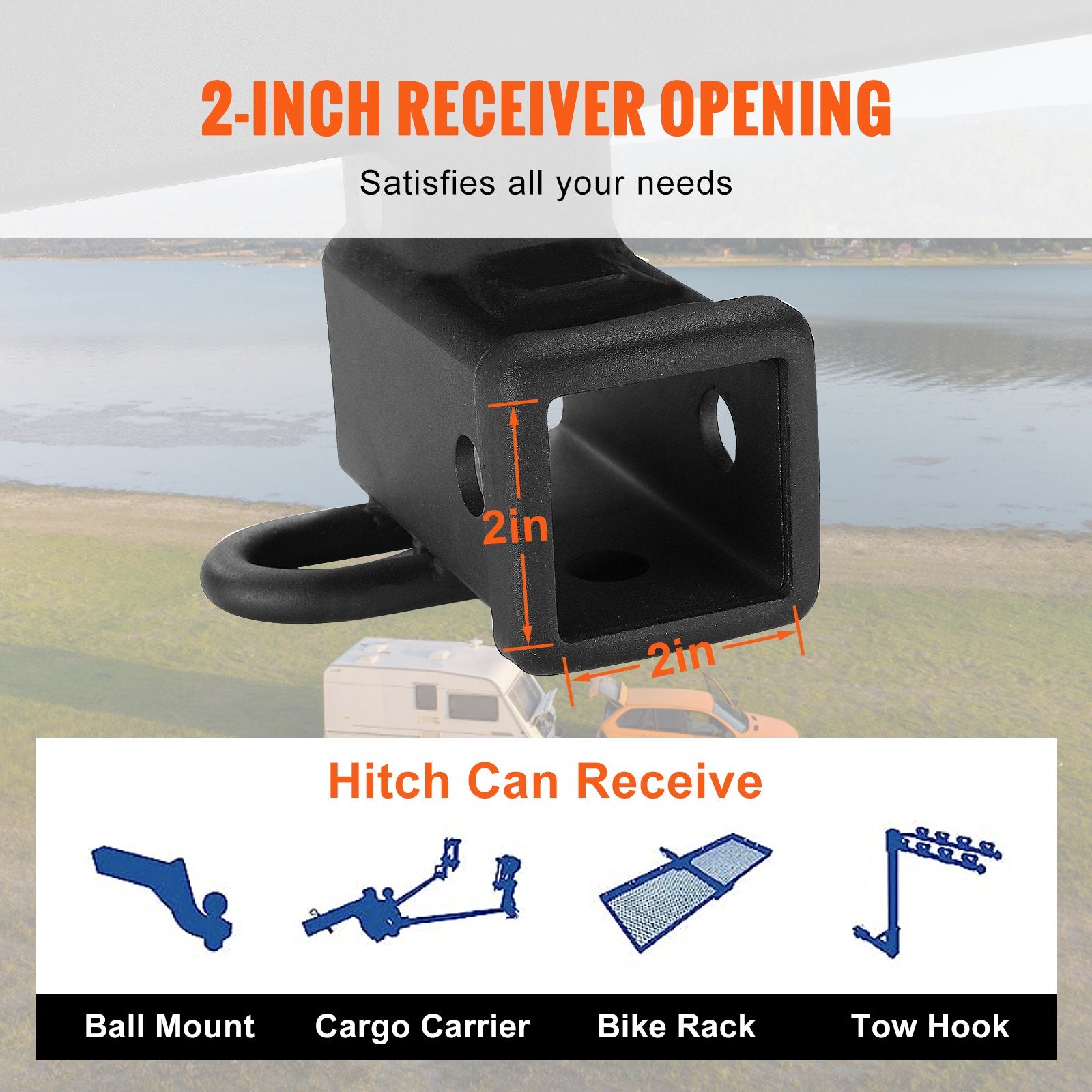 Class 3 Trailer Hitch, 2-Inch — view 7