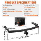 Class 3 Trailer Hitch, 2-Inch — view 8