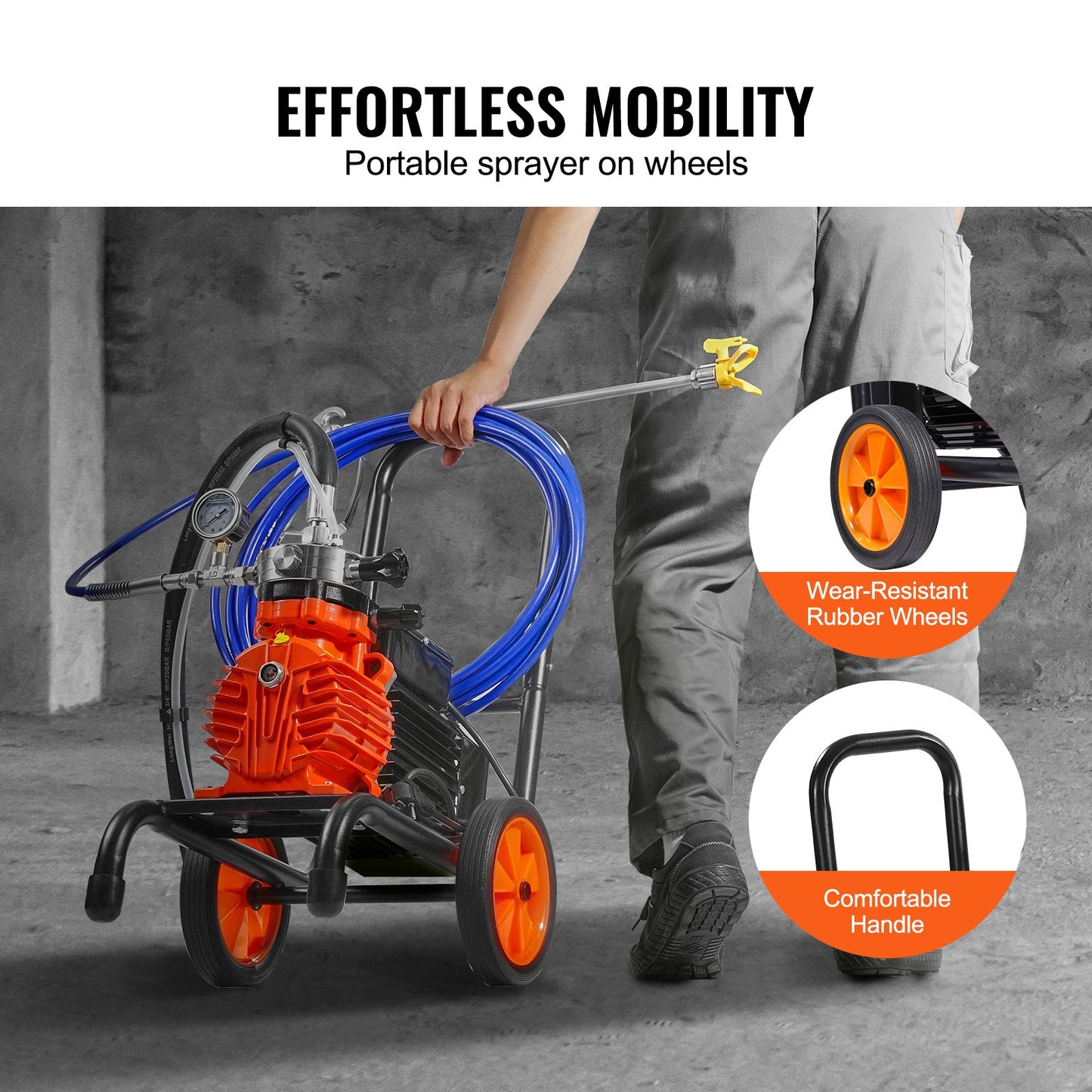 Cart Airless Paint Sprayer Diaphragm — view 6