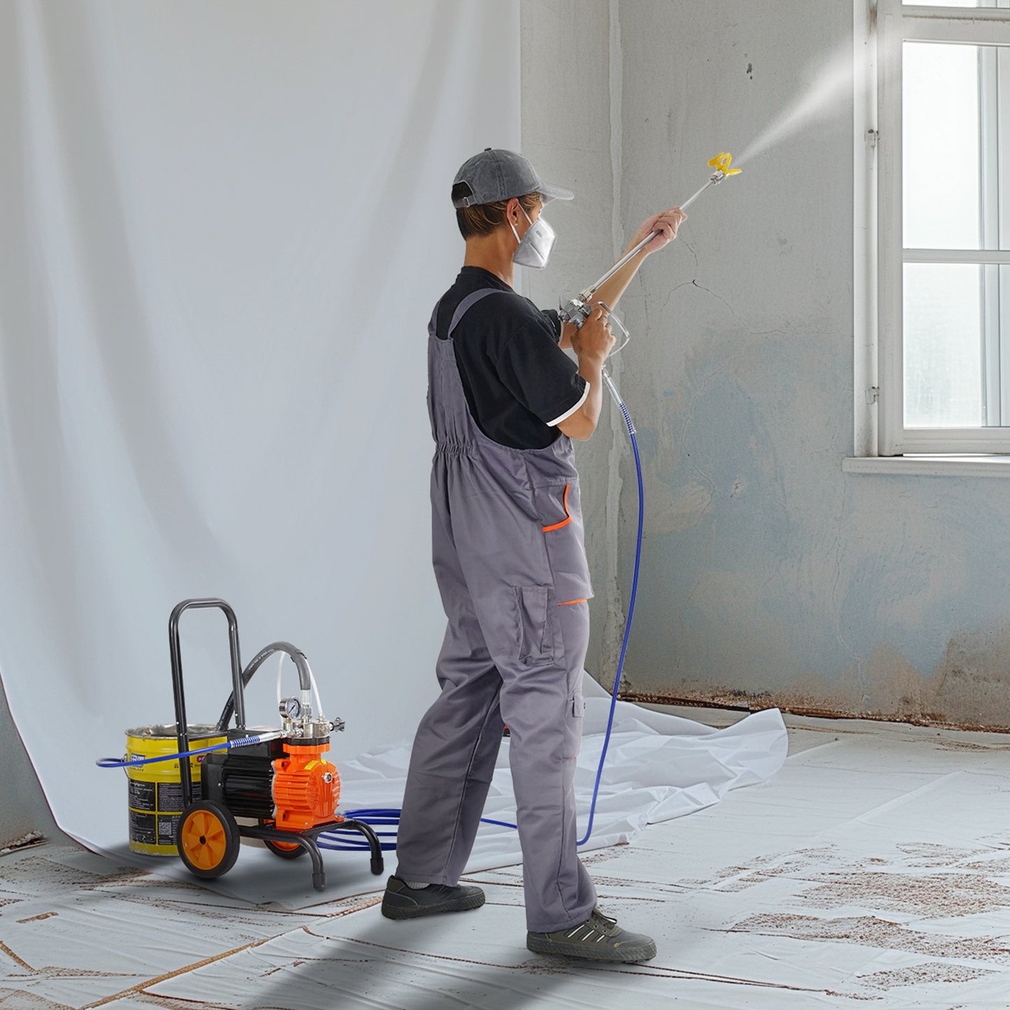 Cart Airless Paint Sprayer Diaphragm — view 9