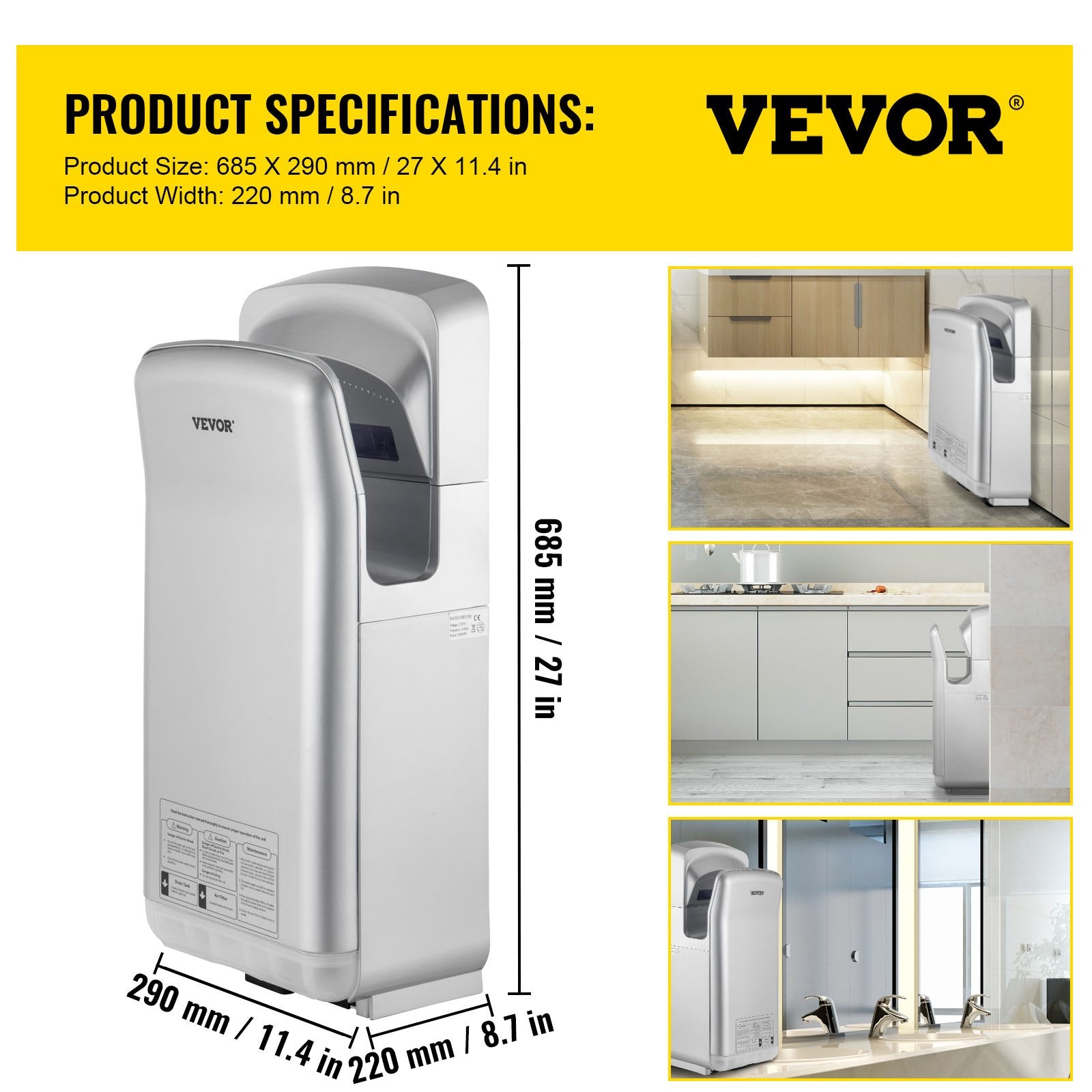 Jet Hand Dryer Blade Hand — view 8