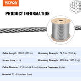 Stainless Steel Cable Railing 3/16 — view 8