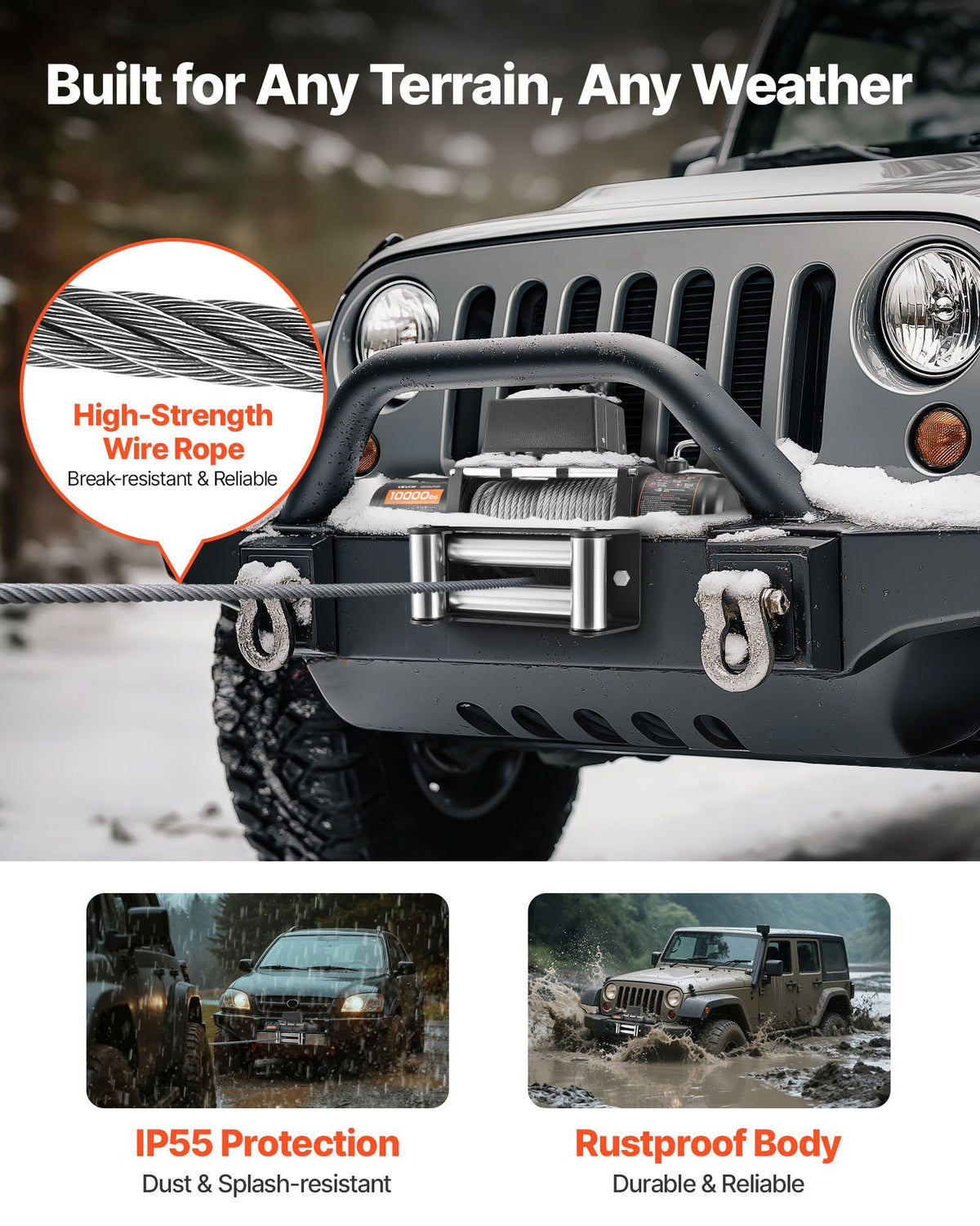 Electric Winch 4500 kg Load Capacity — view 5