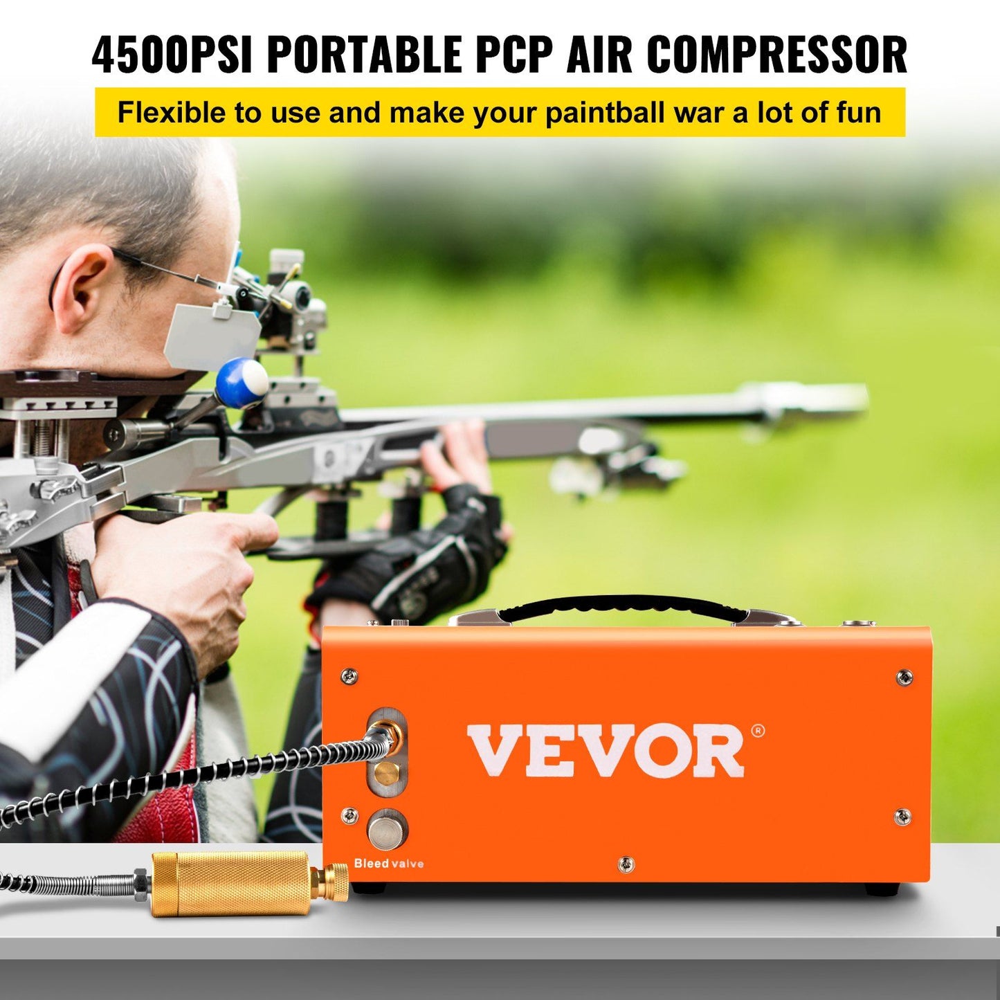 PCP Air Compressor Pump 12V 4500PSI Auto — view 3