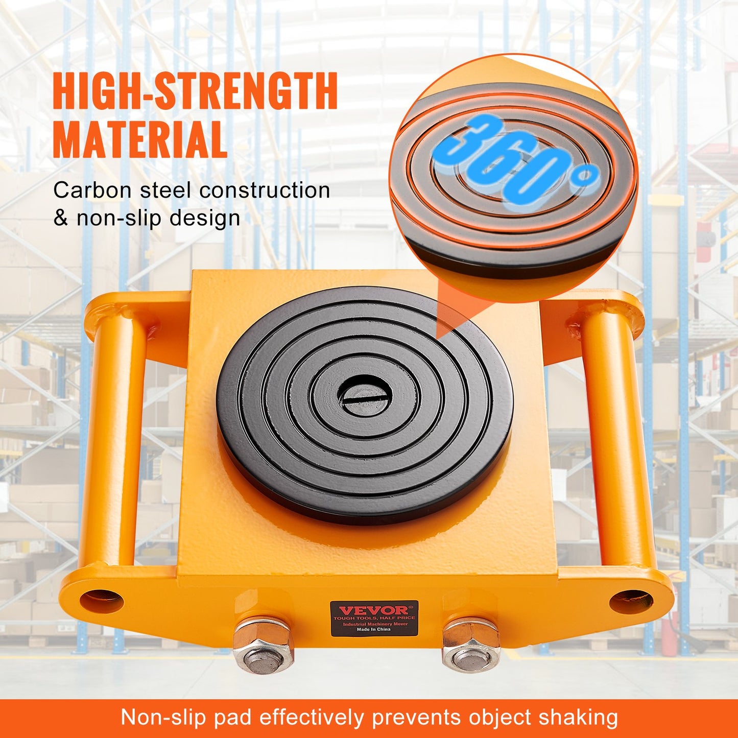 4PCS Machinery Skate Dolly Mover — view 4