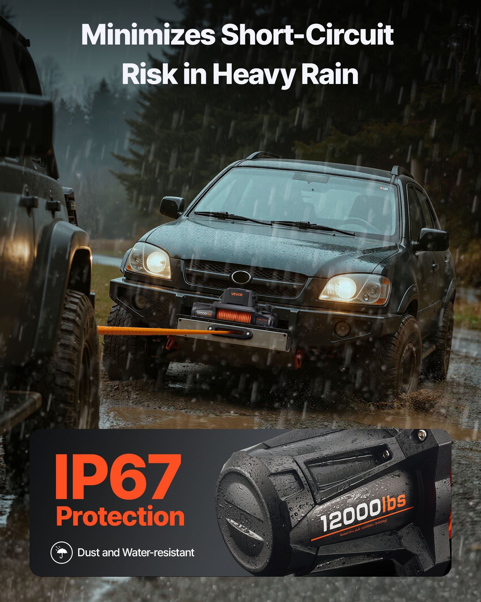 Electric Winch 5400 kg Load Capacity — view 6