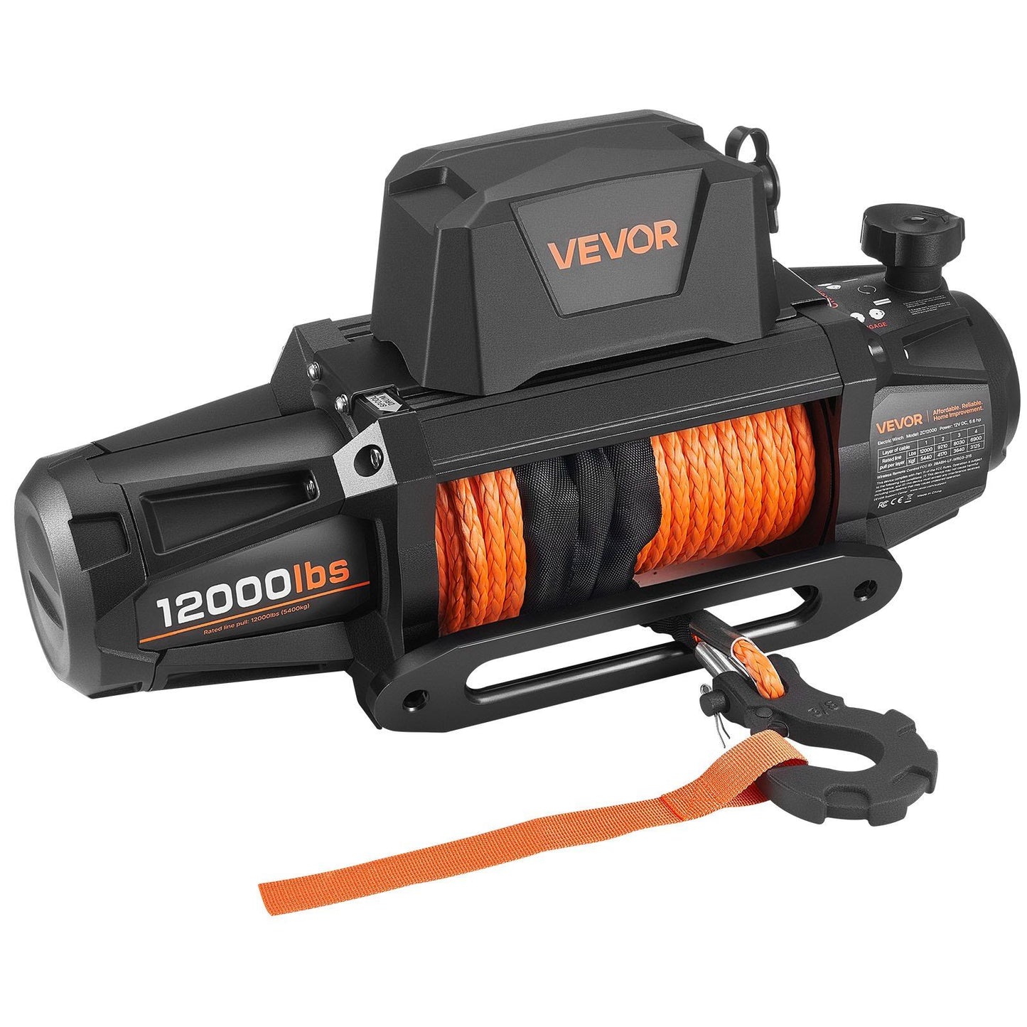 Electric Winch 5400 kg Load Capacity — view 12