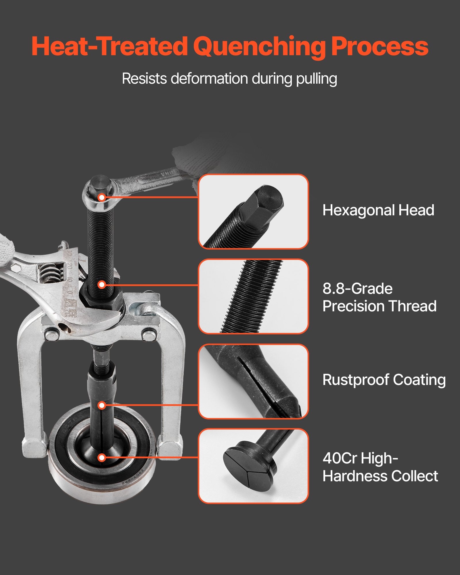 Blind Hole Bearing Puller Set — view 6