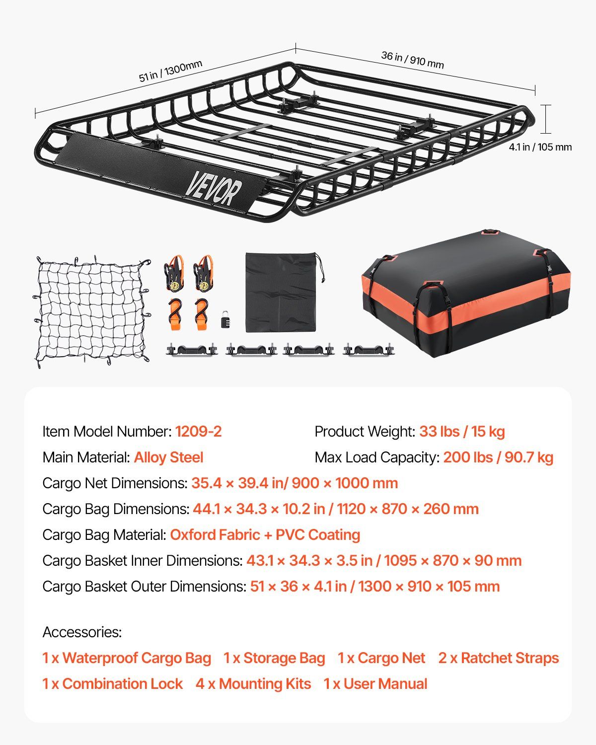 Roof Rack Basket — view 8