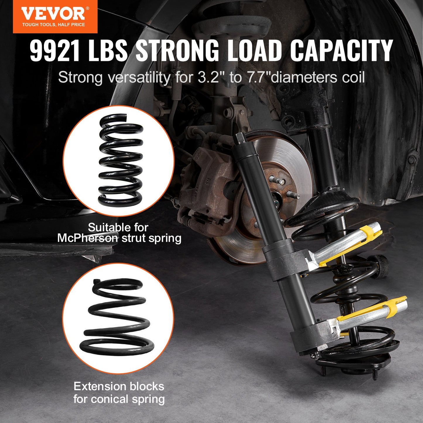 Strut Spring Compressor Set, Macpherson — view 3