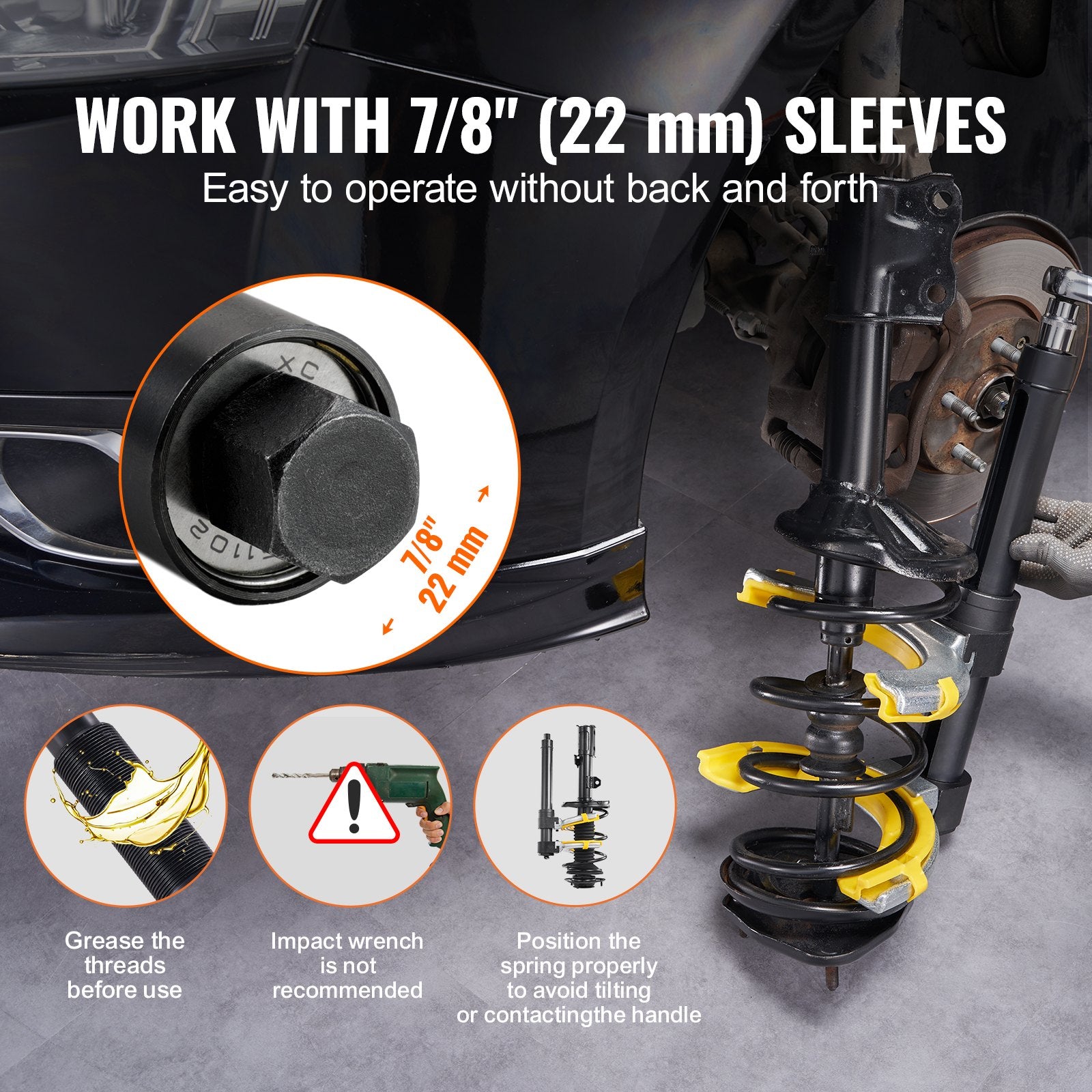 Strut Spring Compressor Set, Macpherson — view 7