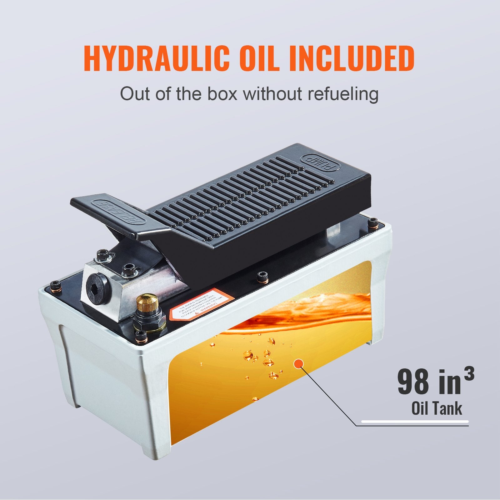 Air Hydraulic Pump, 10,000 PSI — view 5