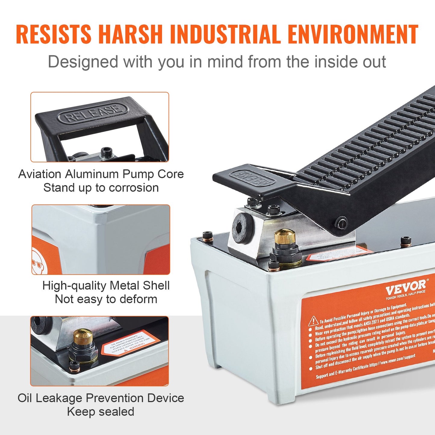 Air Hydraulic Pump, 10,000 PSI — view 6