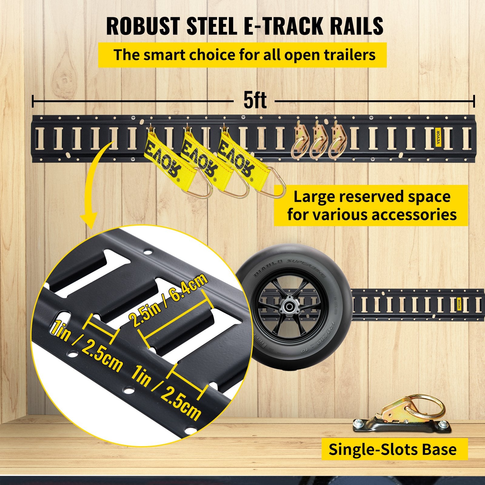 E Track Tie Down Rail — view 4