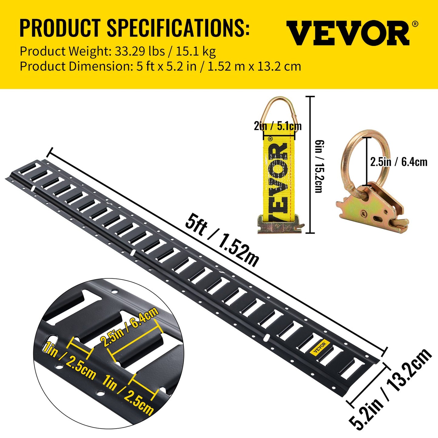 E Track Tie Down Rail — view 8