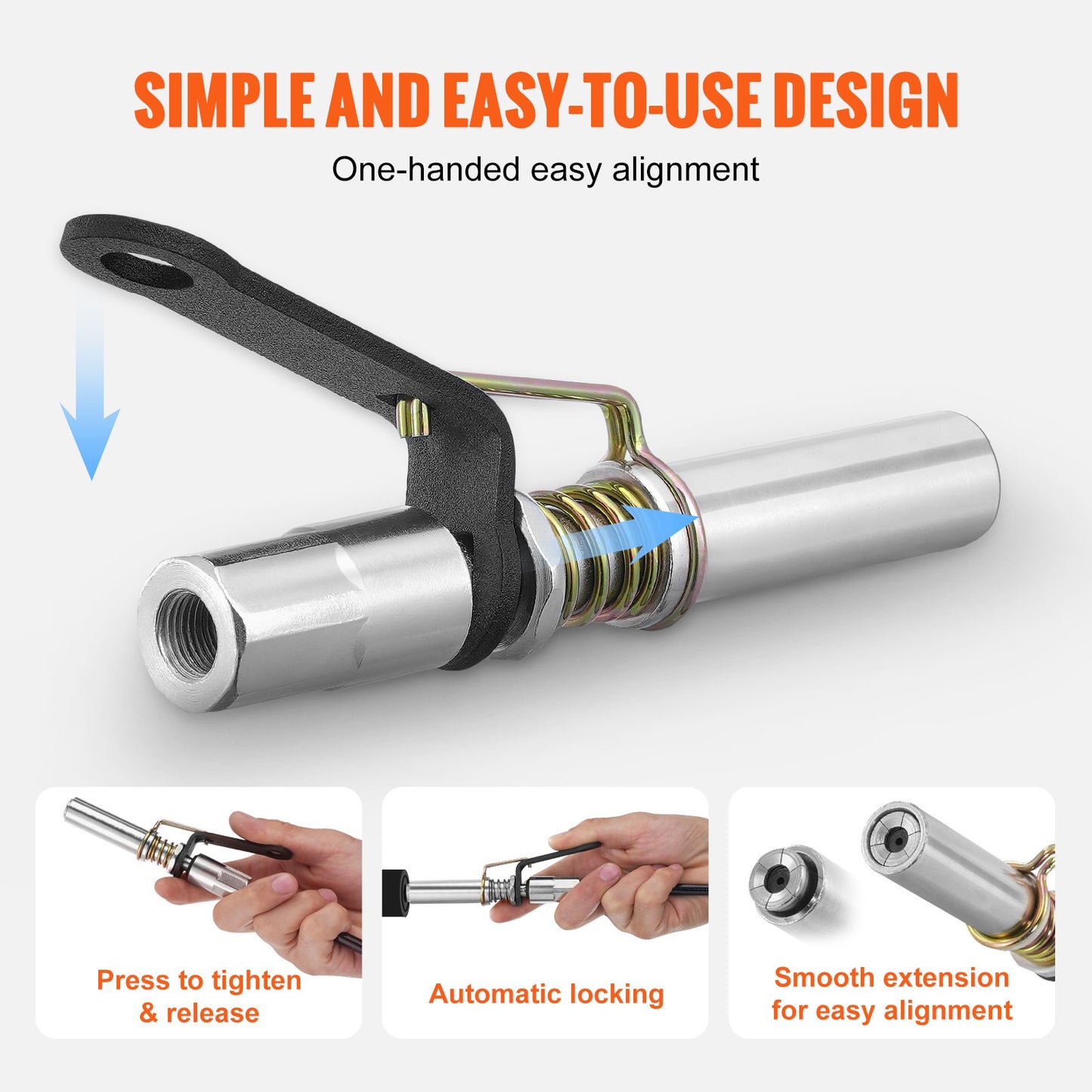 Grease Gun Coupler High Pressure — view 5
