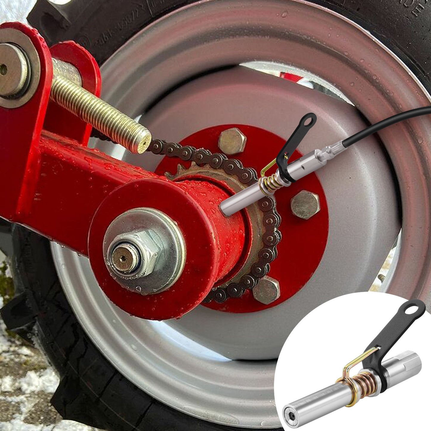 Grease Gun Coupler High Pressure — view 9