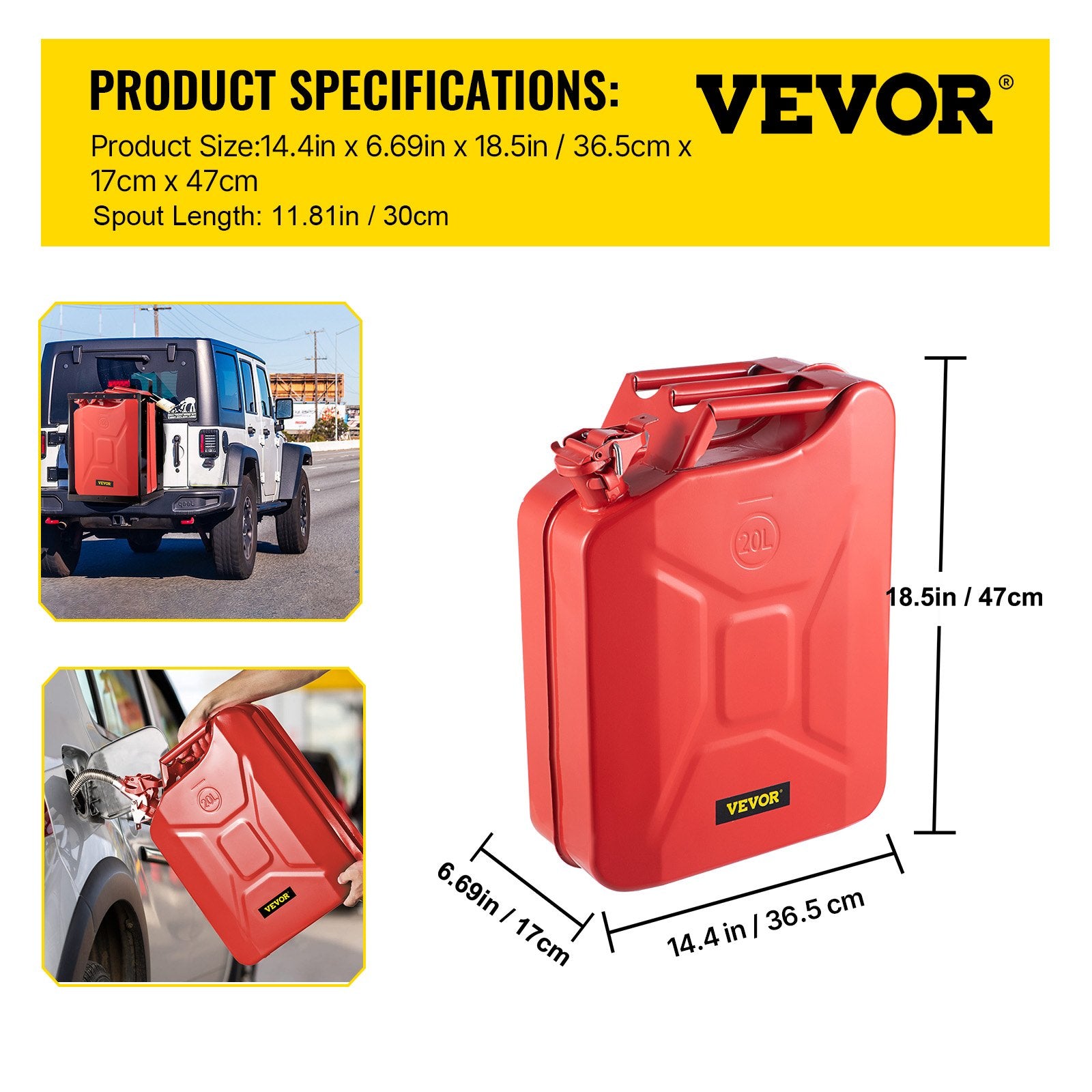 Jerry Fuel Can, 20 L — view 8