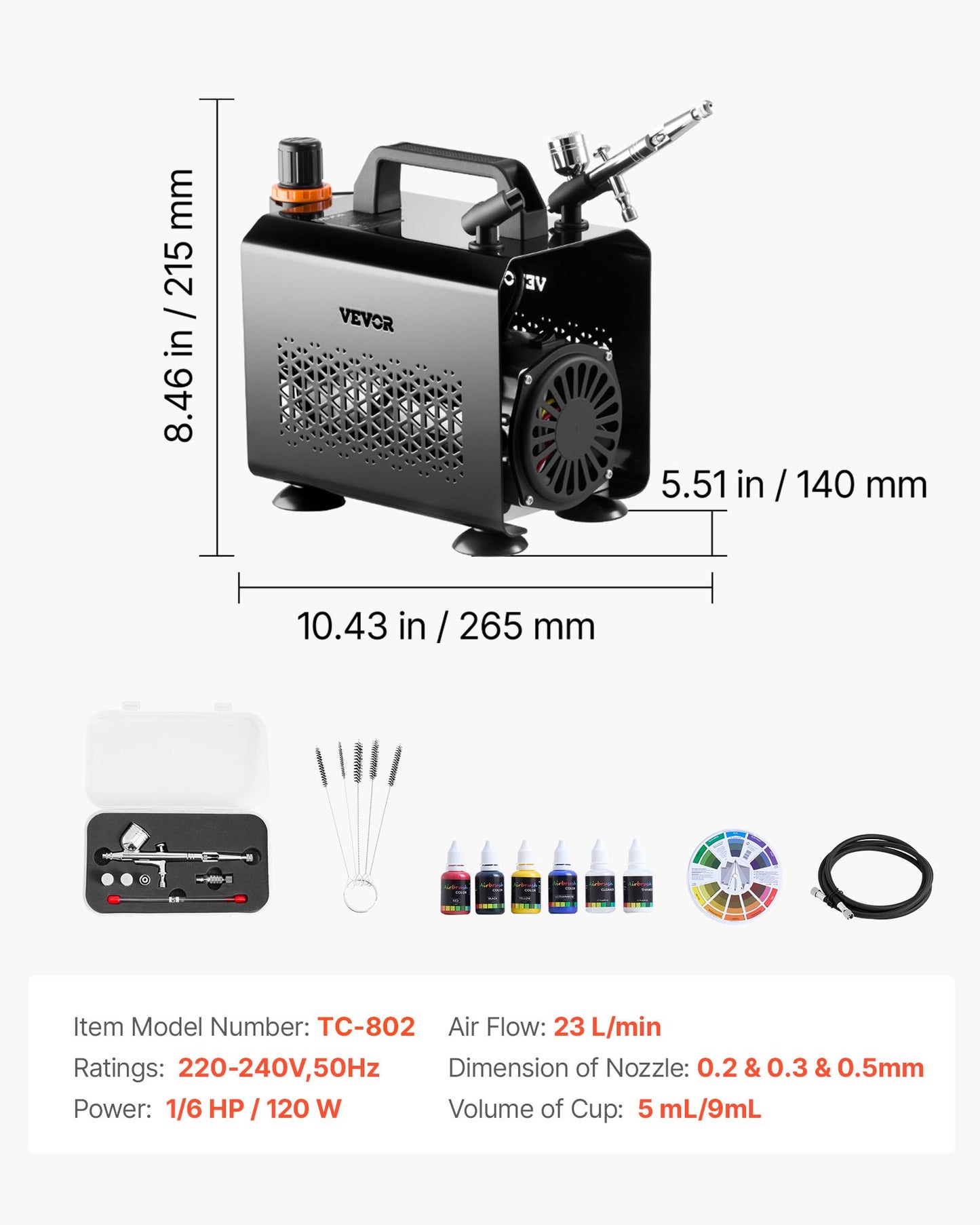 Airbrush Kit - 1/6 HP — view 8