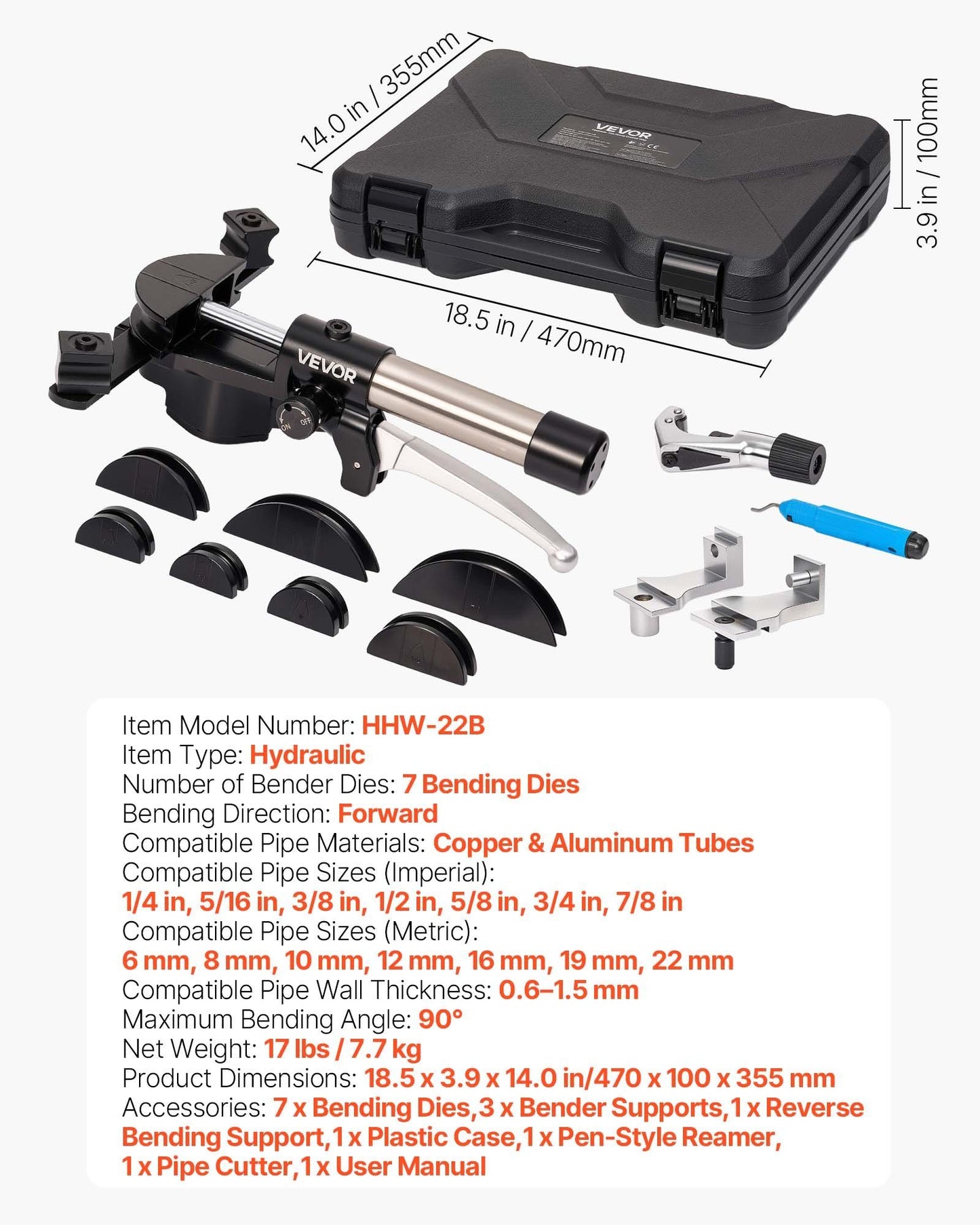 Hydraulic Tubing Bender Kit — view 8