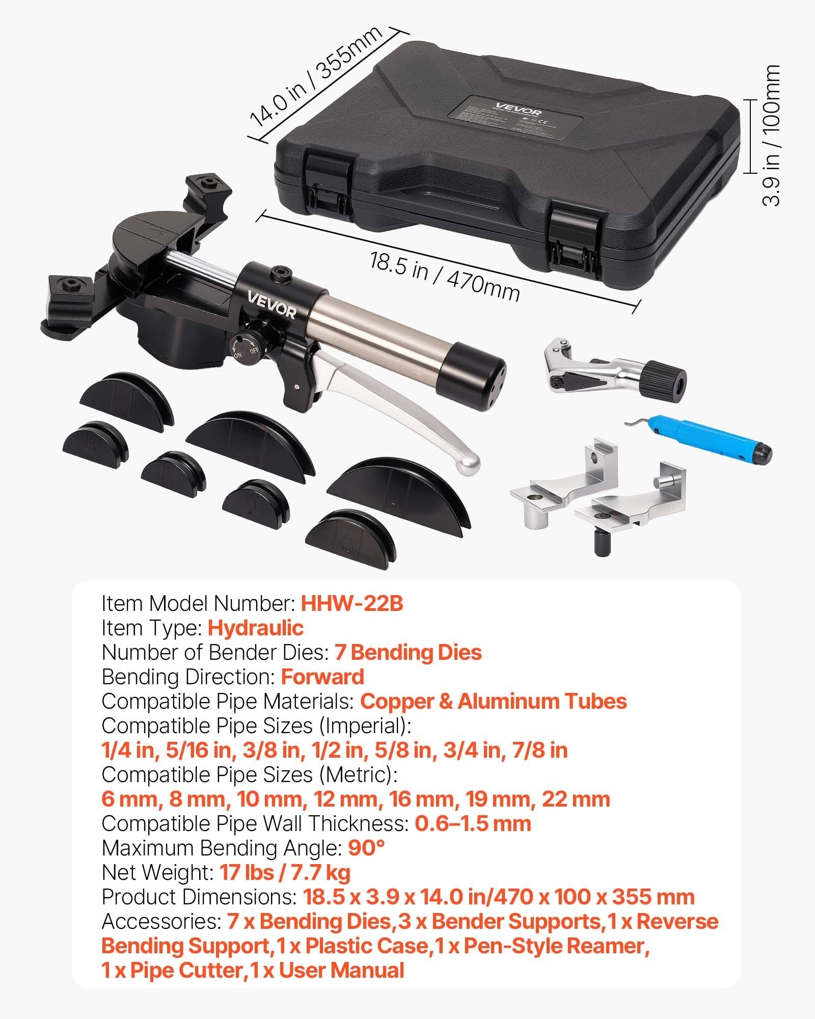 Hydraulic Tubing Bender Kit — view 8