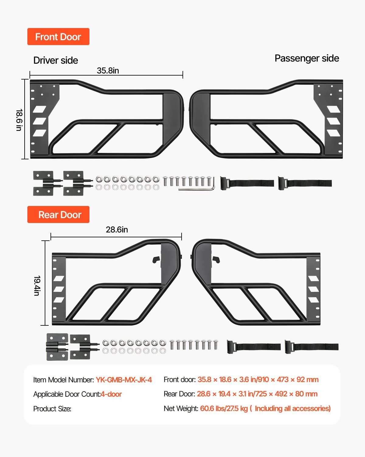Jeep Tube Doors — view 8