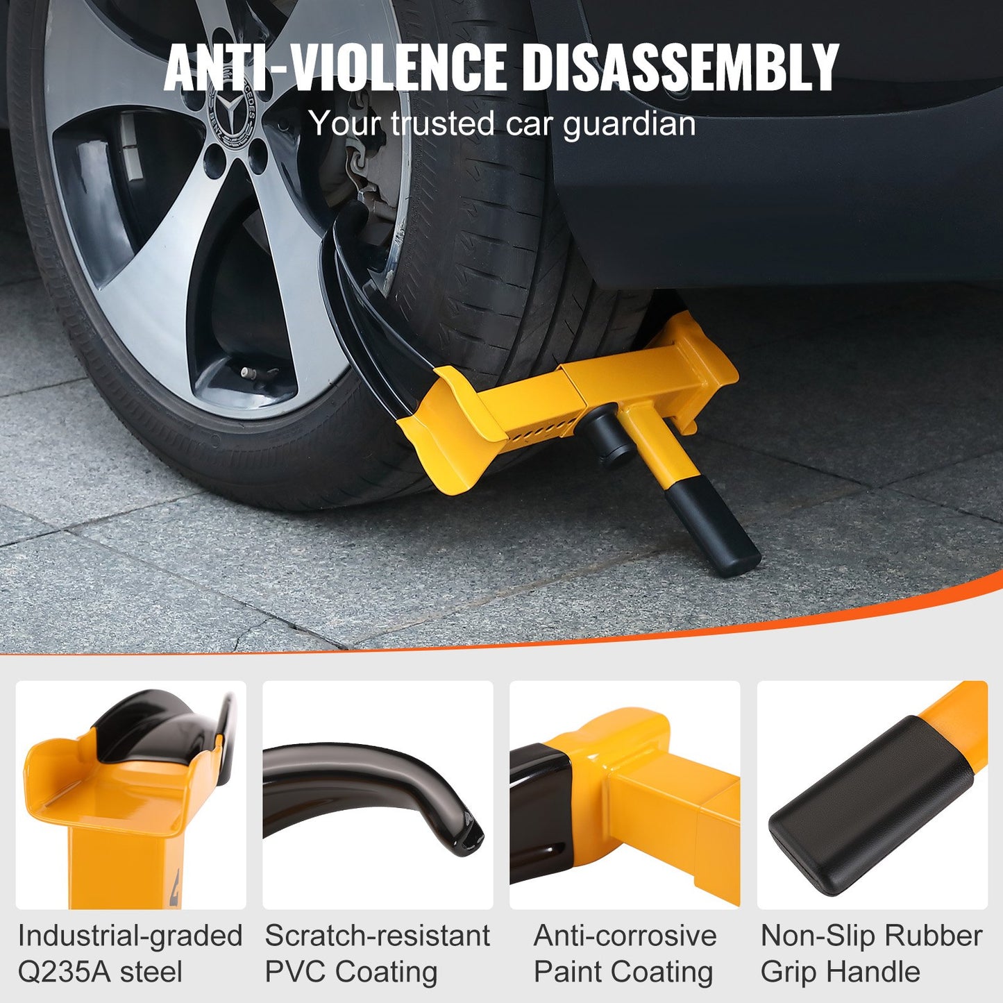 Wheel Lock, 2 Packs Universal — view 5