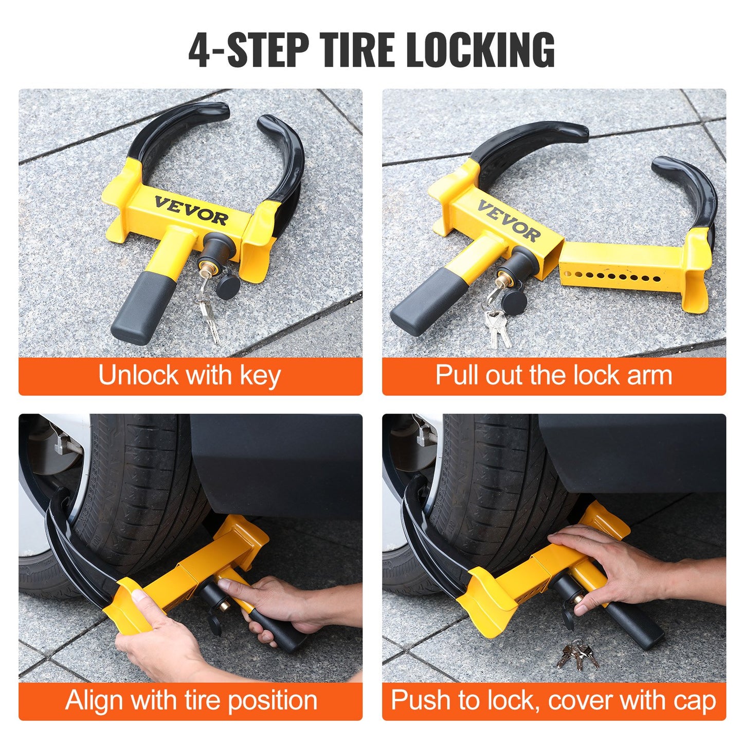 Wheel Lock, 2 Packs Universal — view 6