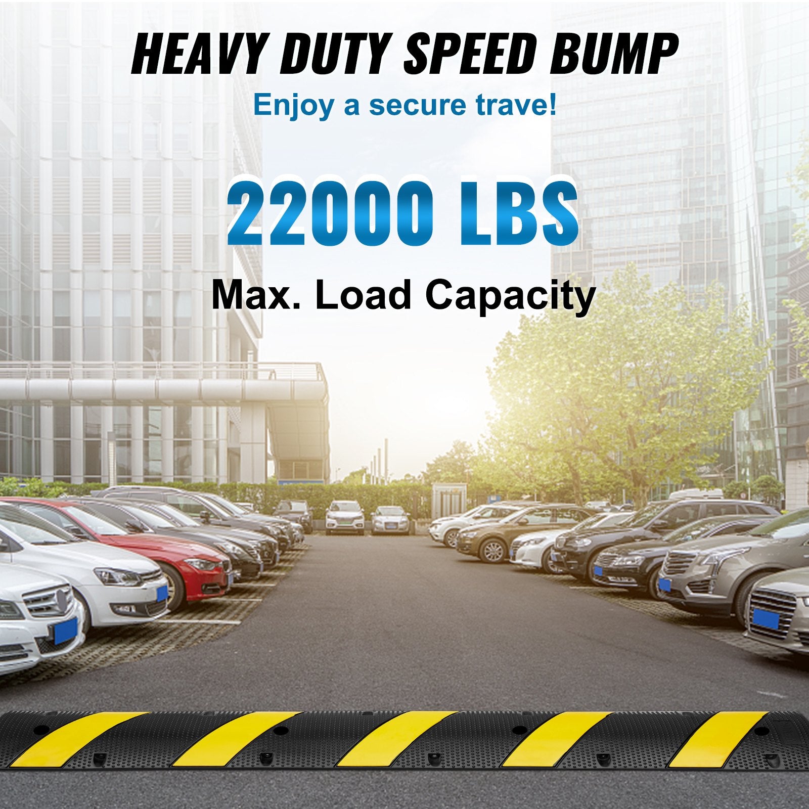 6 ft Rubber Speed Hump — view 3